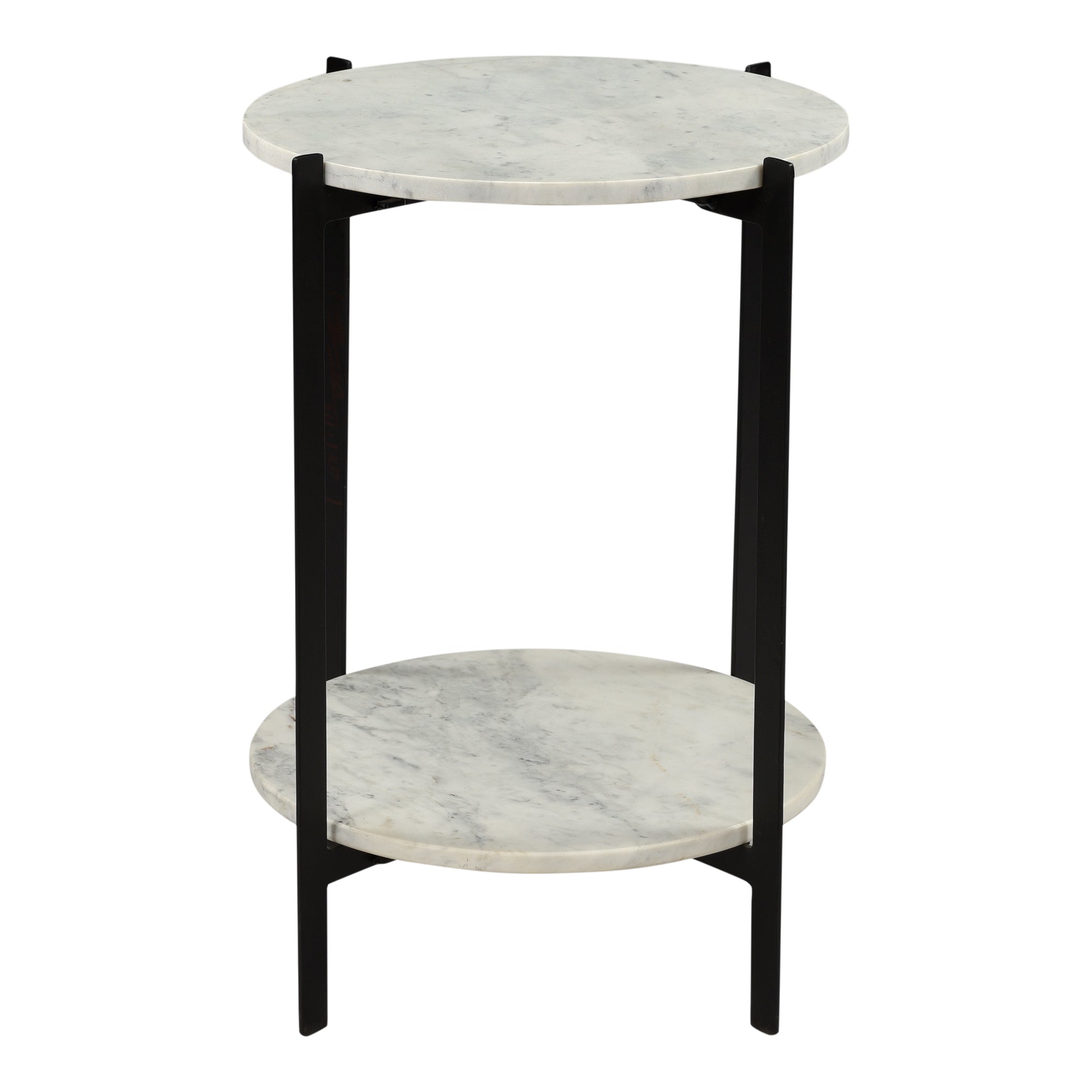 Melanie Accent Table White - Moes Home