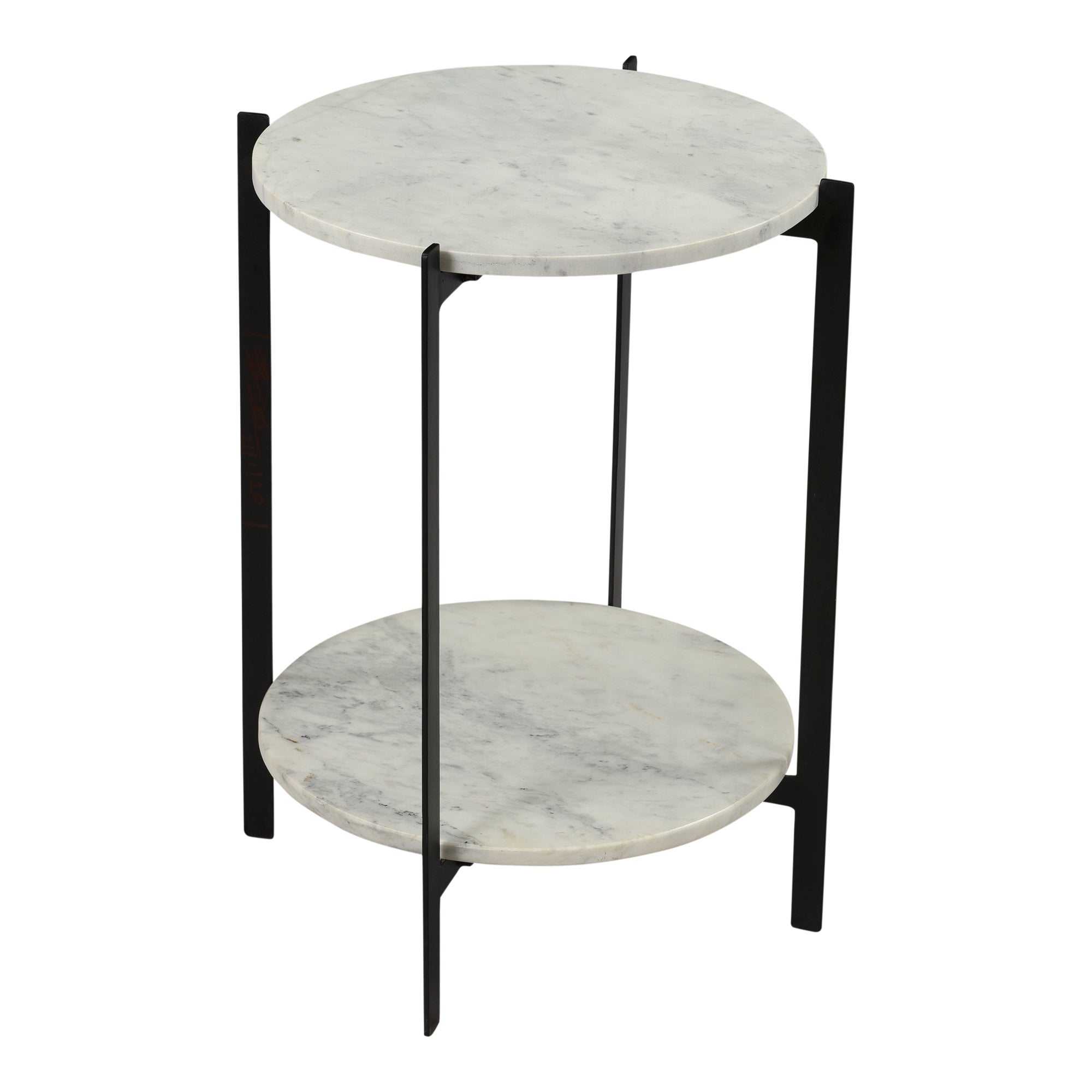 Melanie Accent Table White - Moes Home
