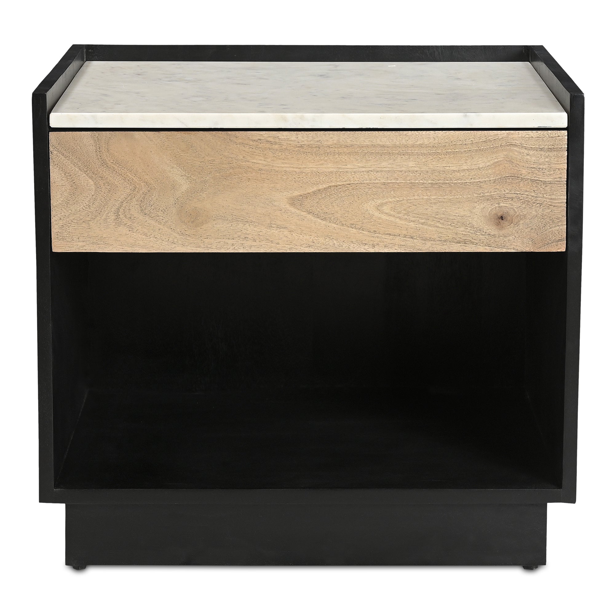 Carter Nightstand Black - Moes Home