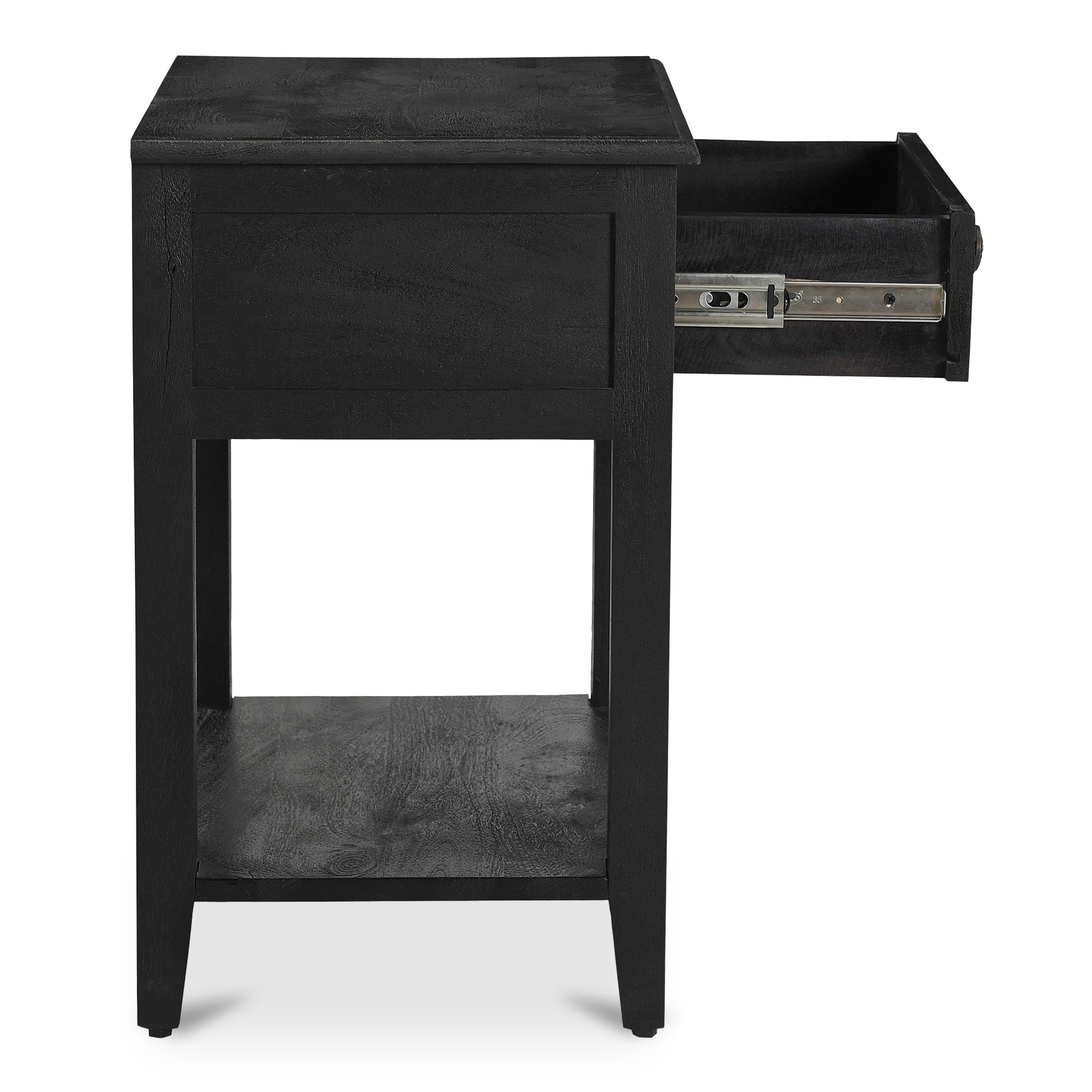 Corrine Nightstand Antique Black - Moes Home