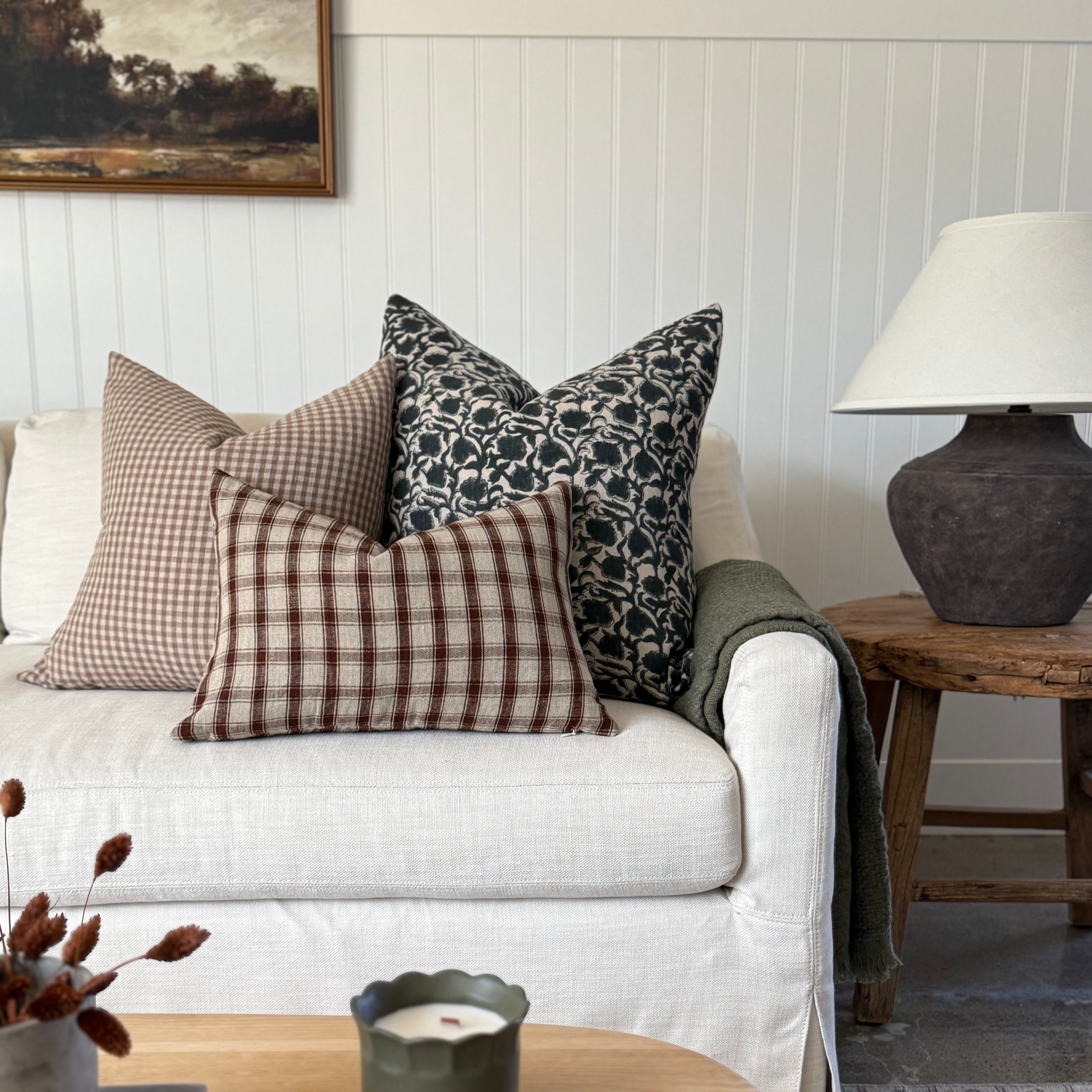 Della Floral Pillow Cover