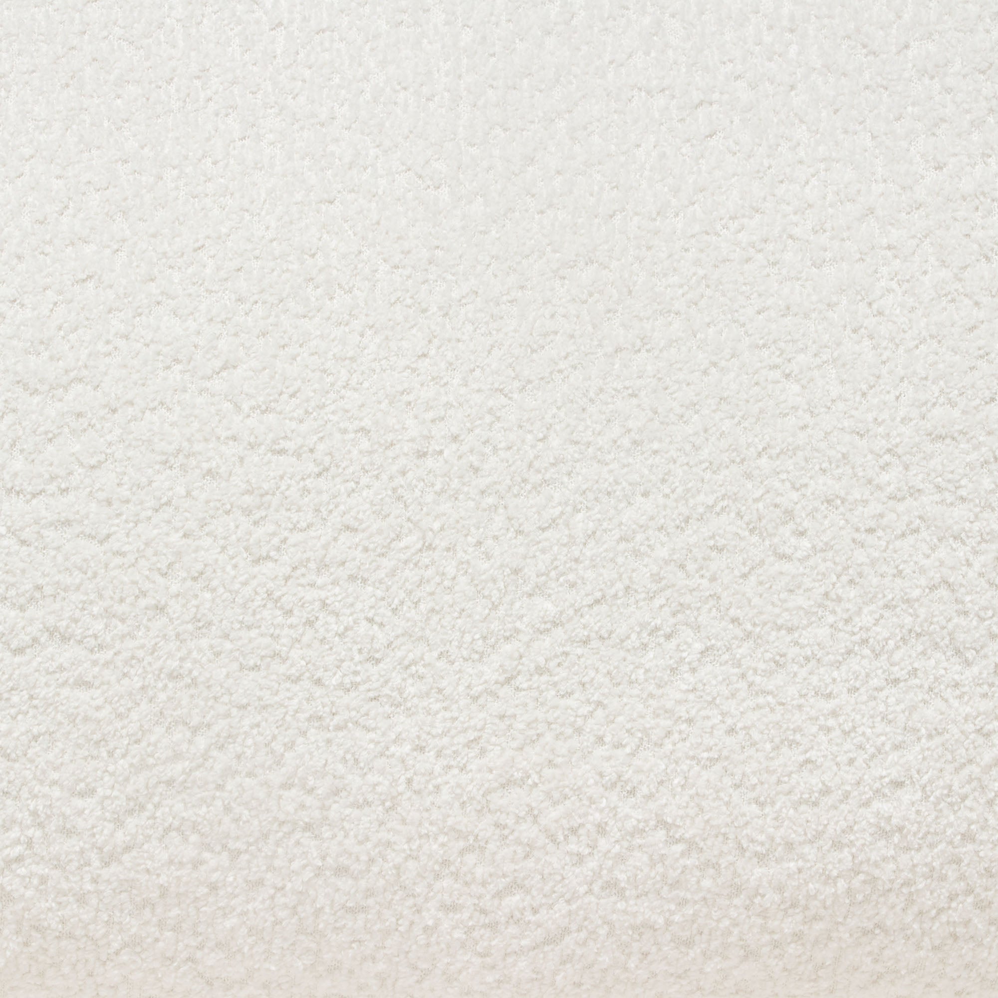 Ivy 3-Piece Modular Sofa in White Faux Shearling w/ Feather Down Seating by Diamond Sofa