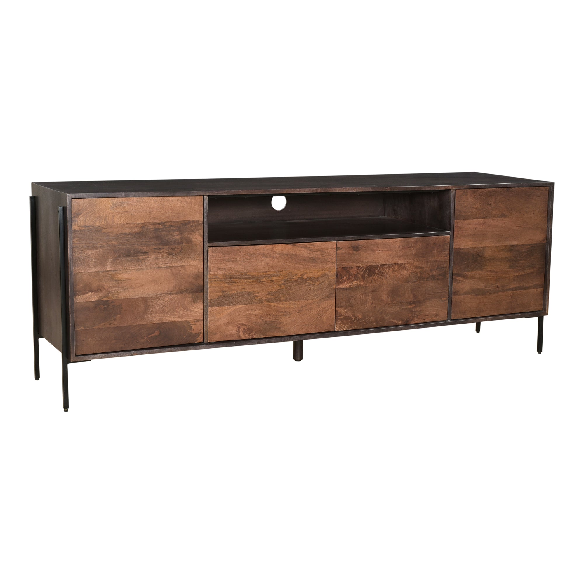 Tobin Entertainment Unit Light Brown - Moes Home