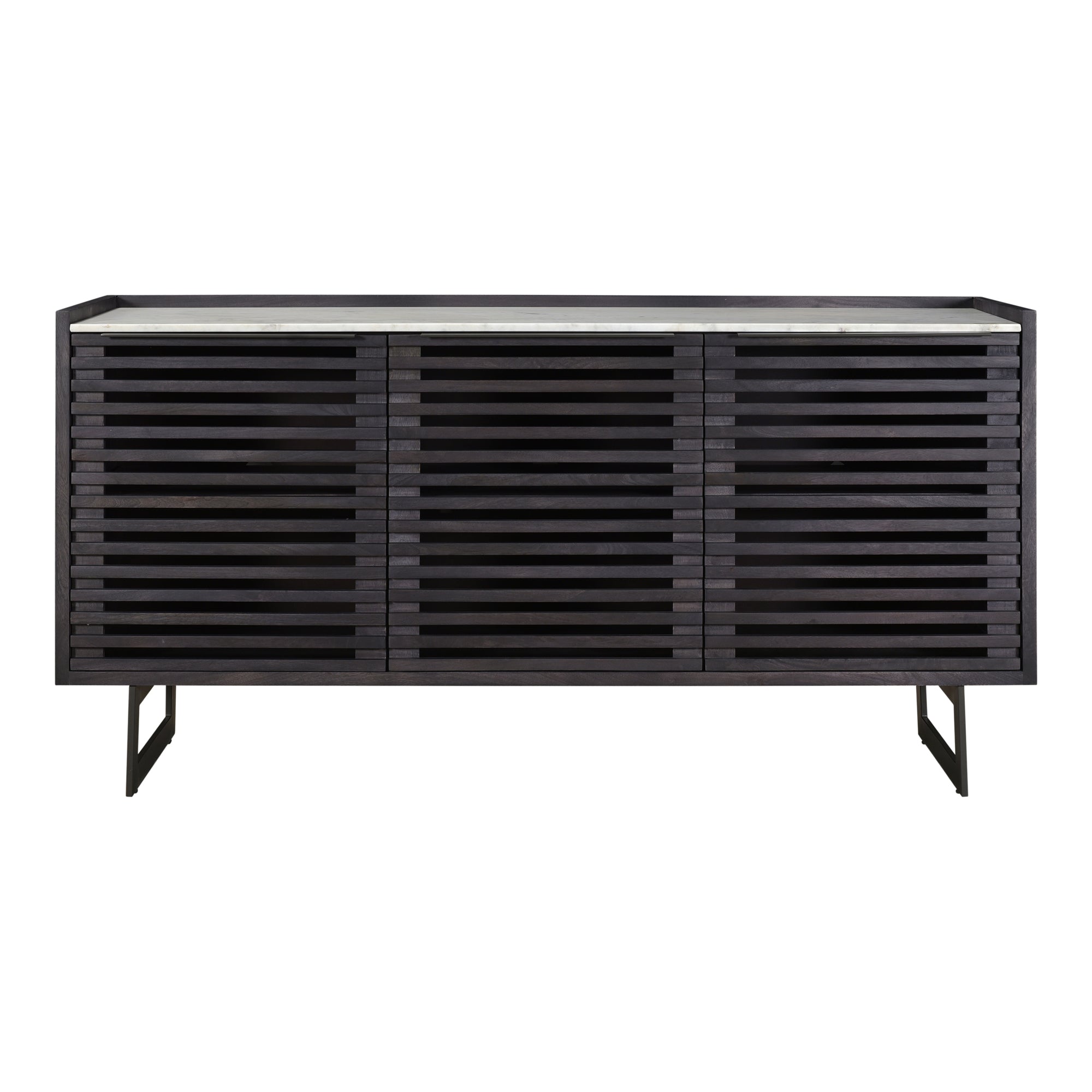 Paloma Sideboard Charcoal Grey - Moes Home