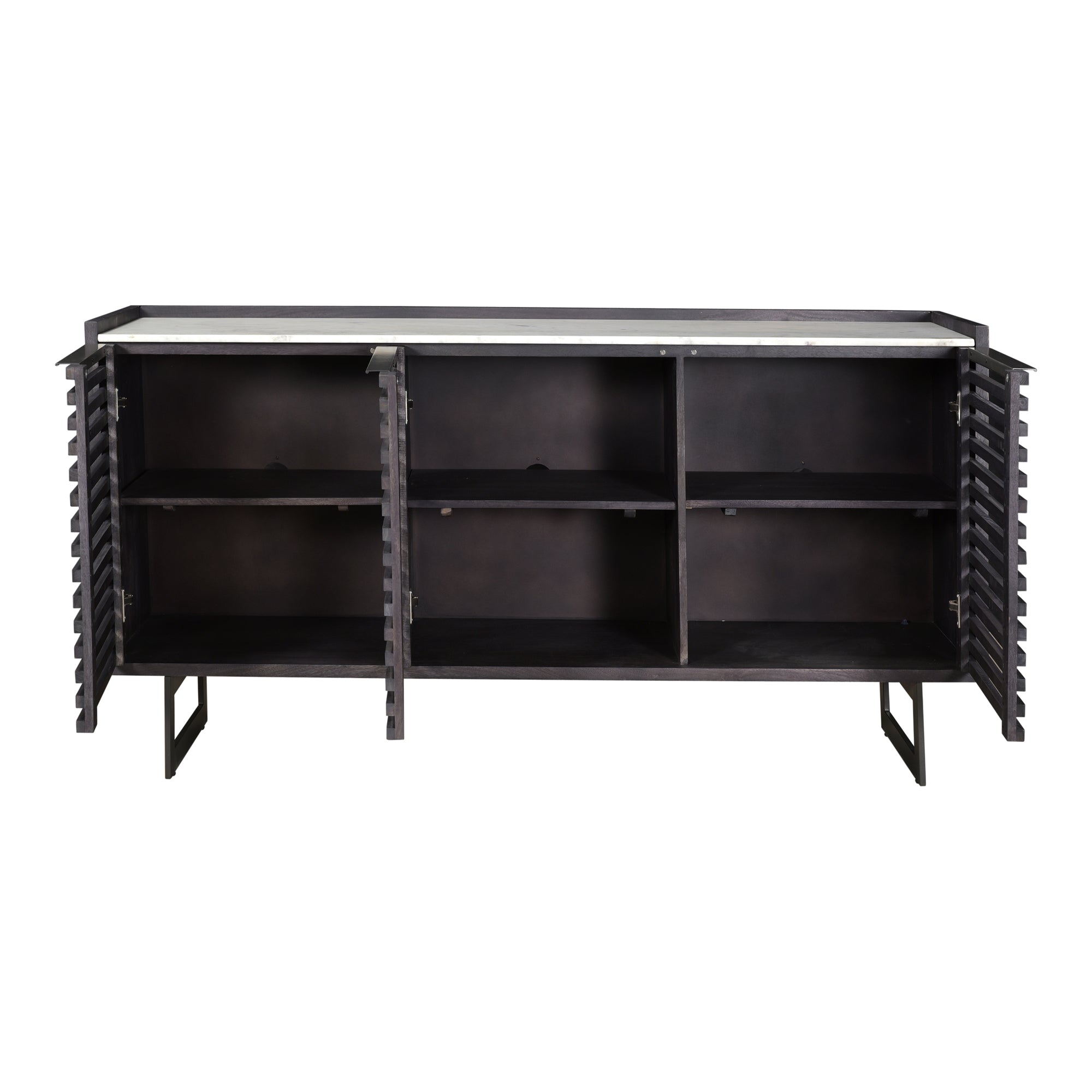 Paloma Sideboard Charcoal Grey - Moes Home