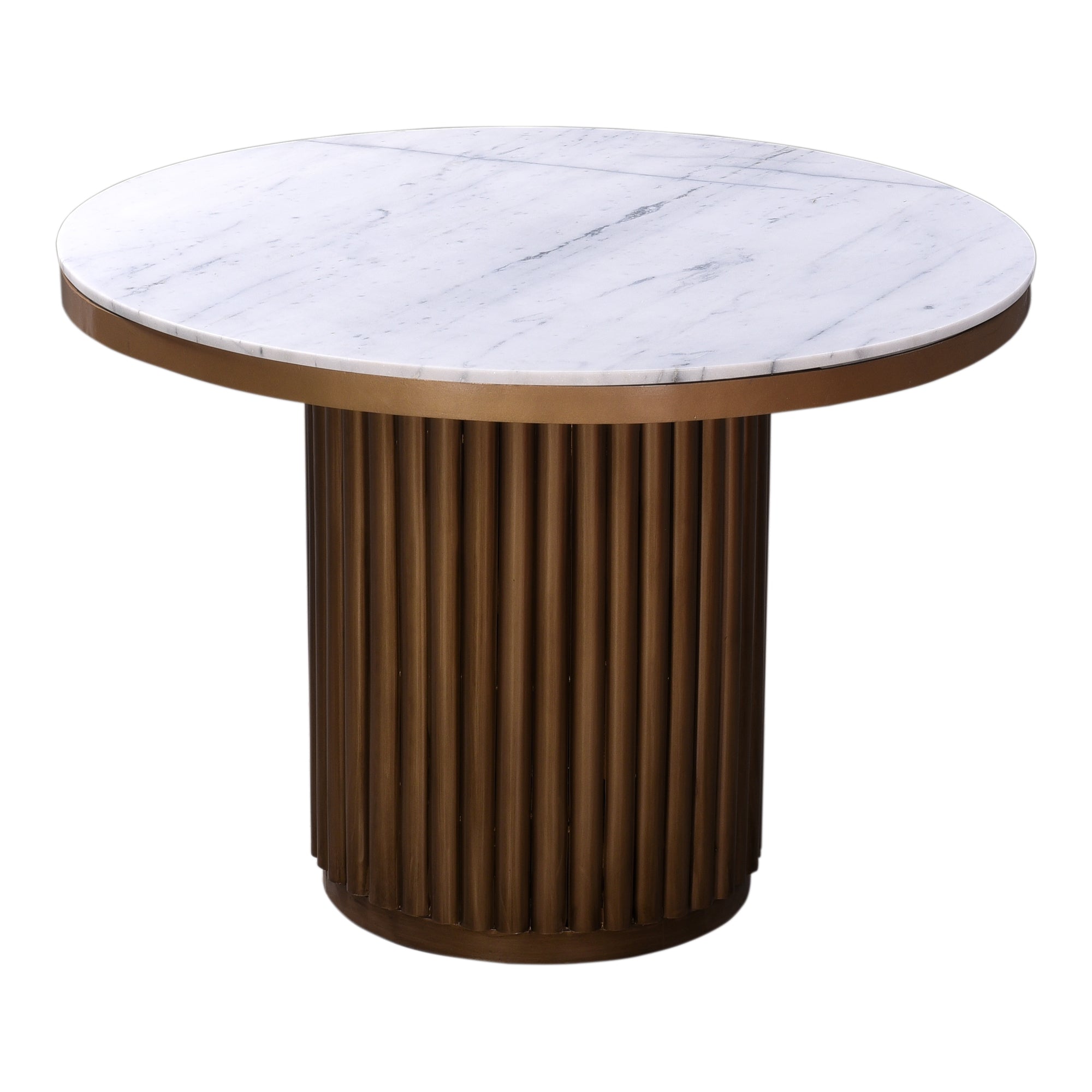 Tower Dining Table Black Marble
