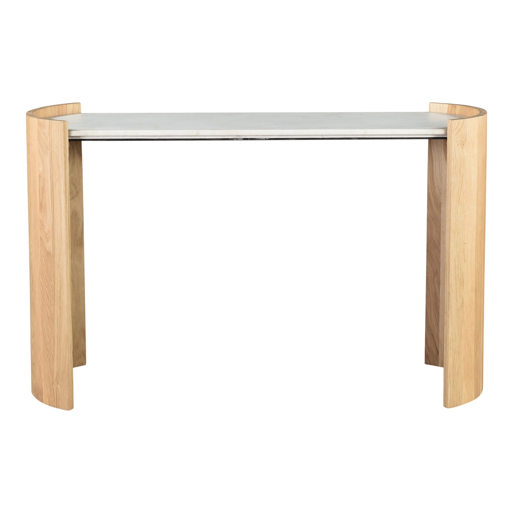 Dala Console Table White - Moes Home