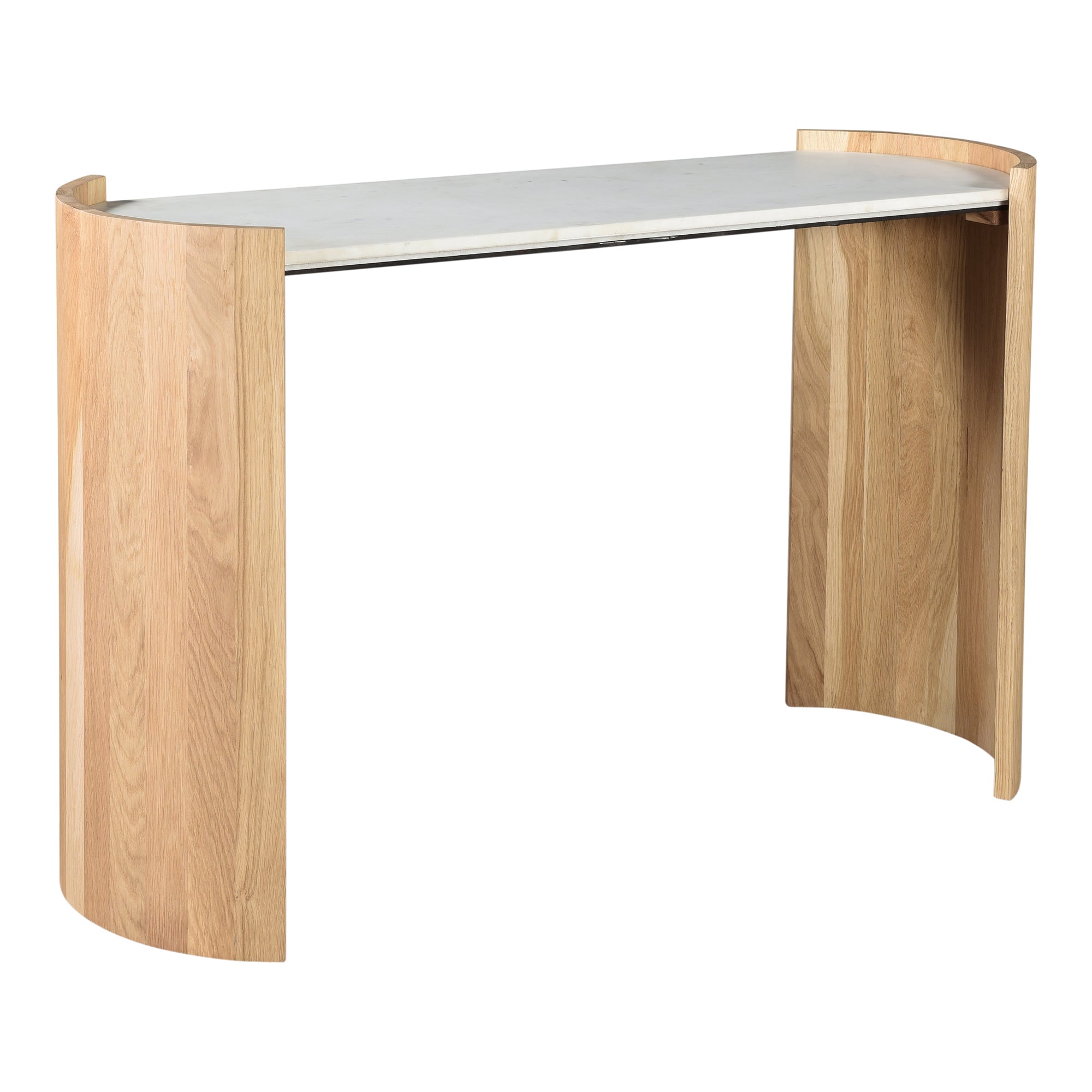 Dala Console Table White - Moes Home