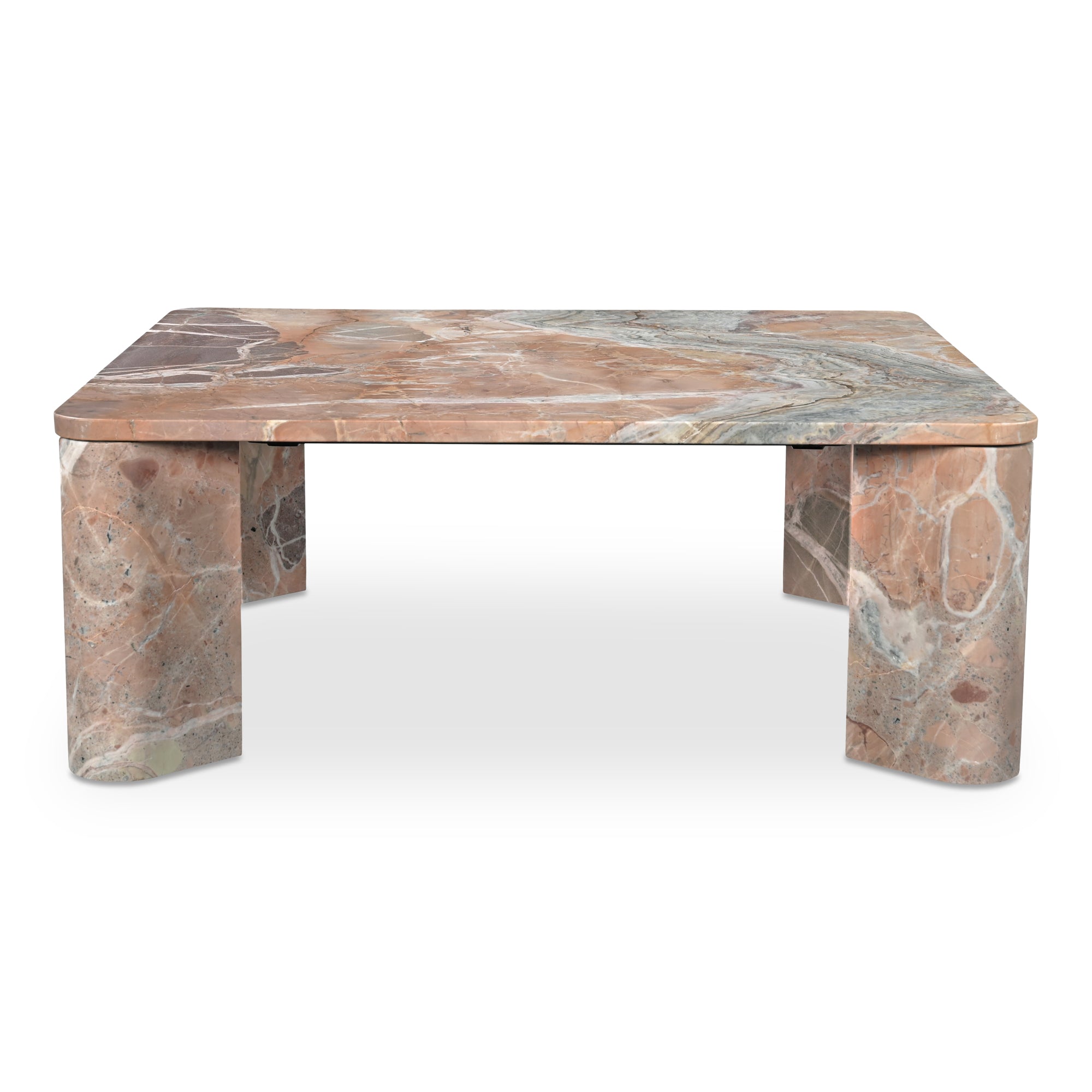 Segment Coffee Table Orange Levante Marble