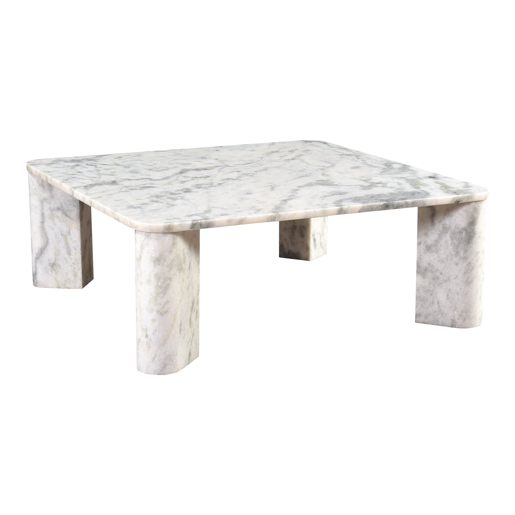 Segment Coffee Table Orange Levante Marble