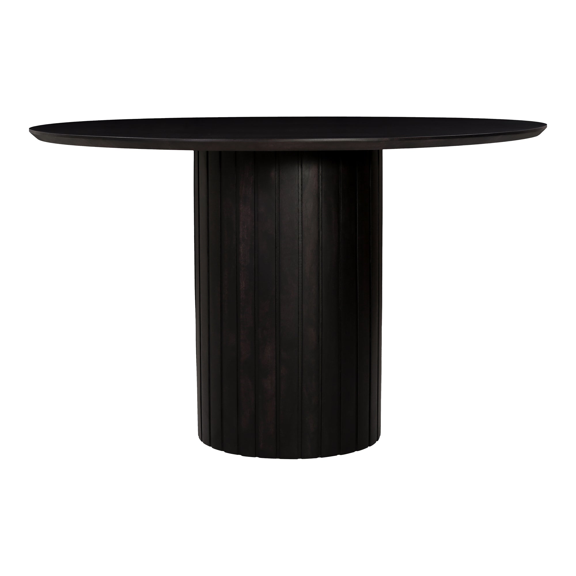 Povera Round Dining Table Black - Moes Home