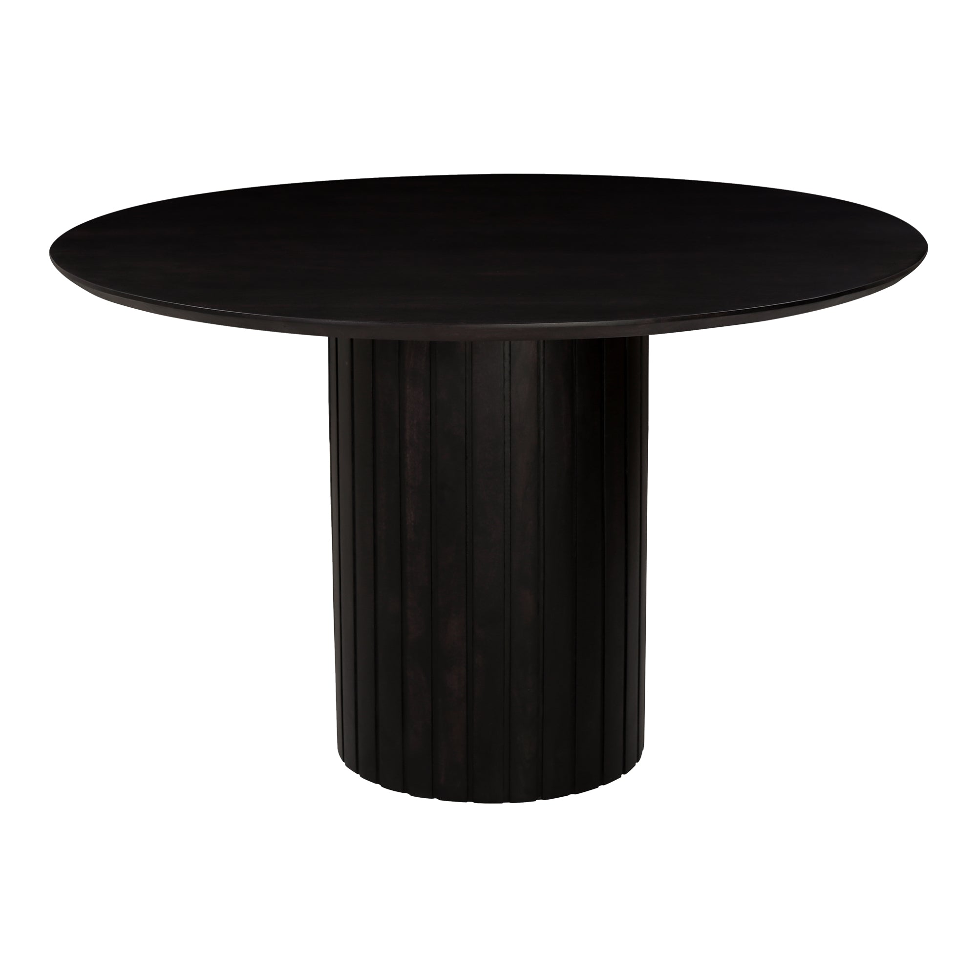 Povera Round Dining Table Black - Moes Home
