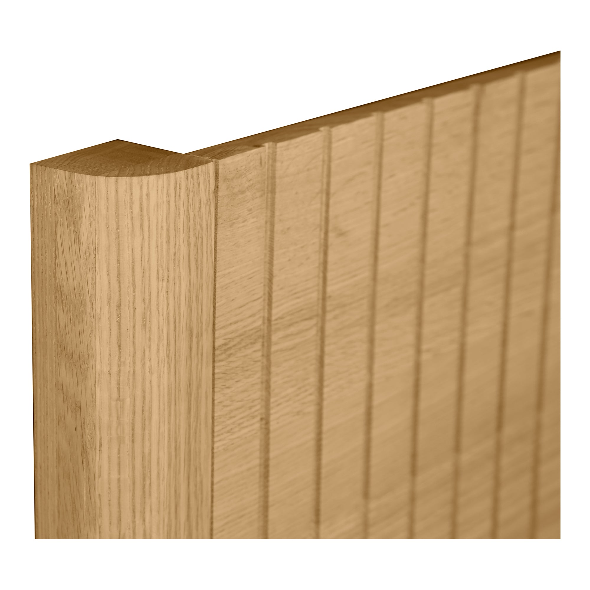 Povera Queen Bed Natural Oak - Moes Home