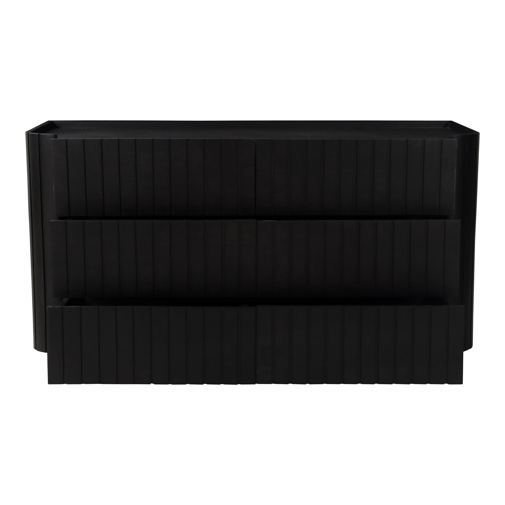Povera 6 Drawer Dresser Black - Moes Home