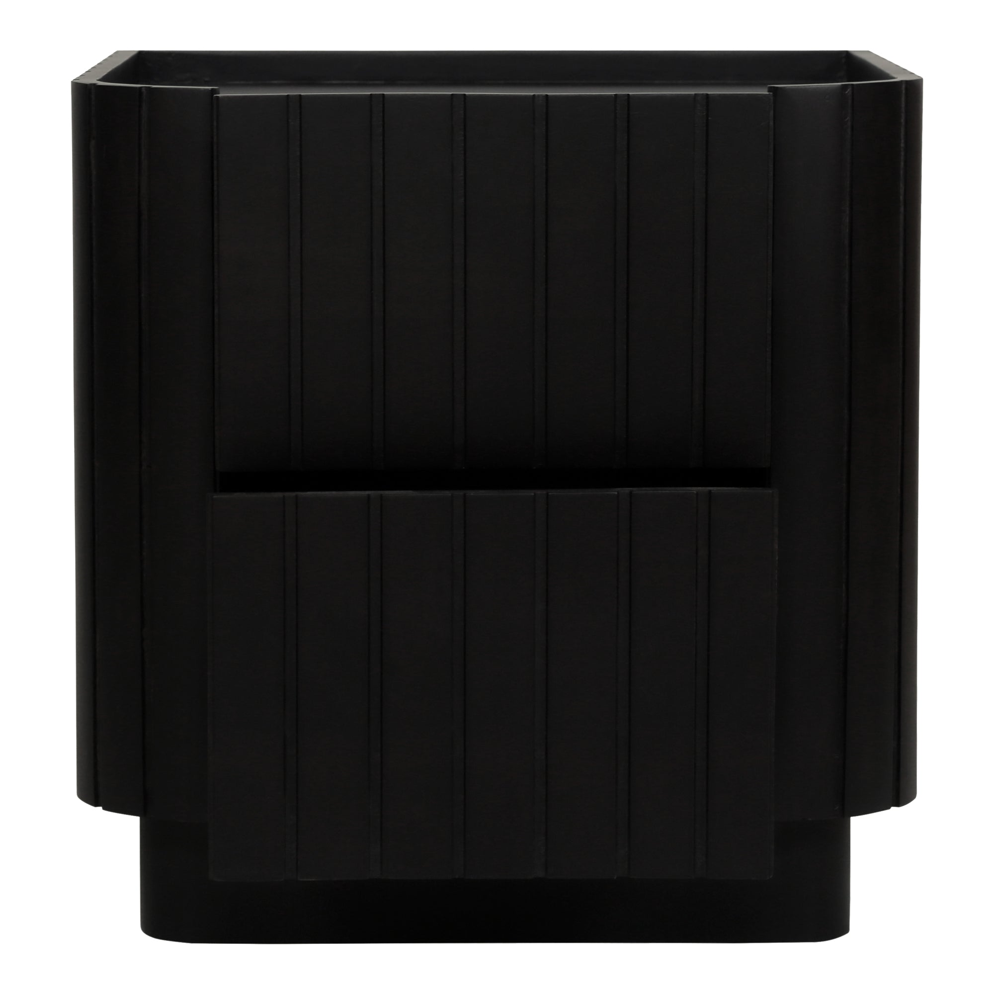 Povera Nightstand Black - Moes Home