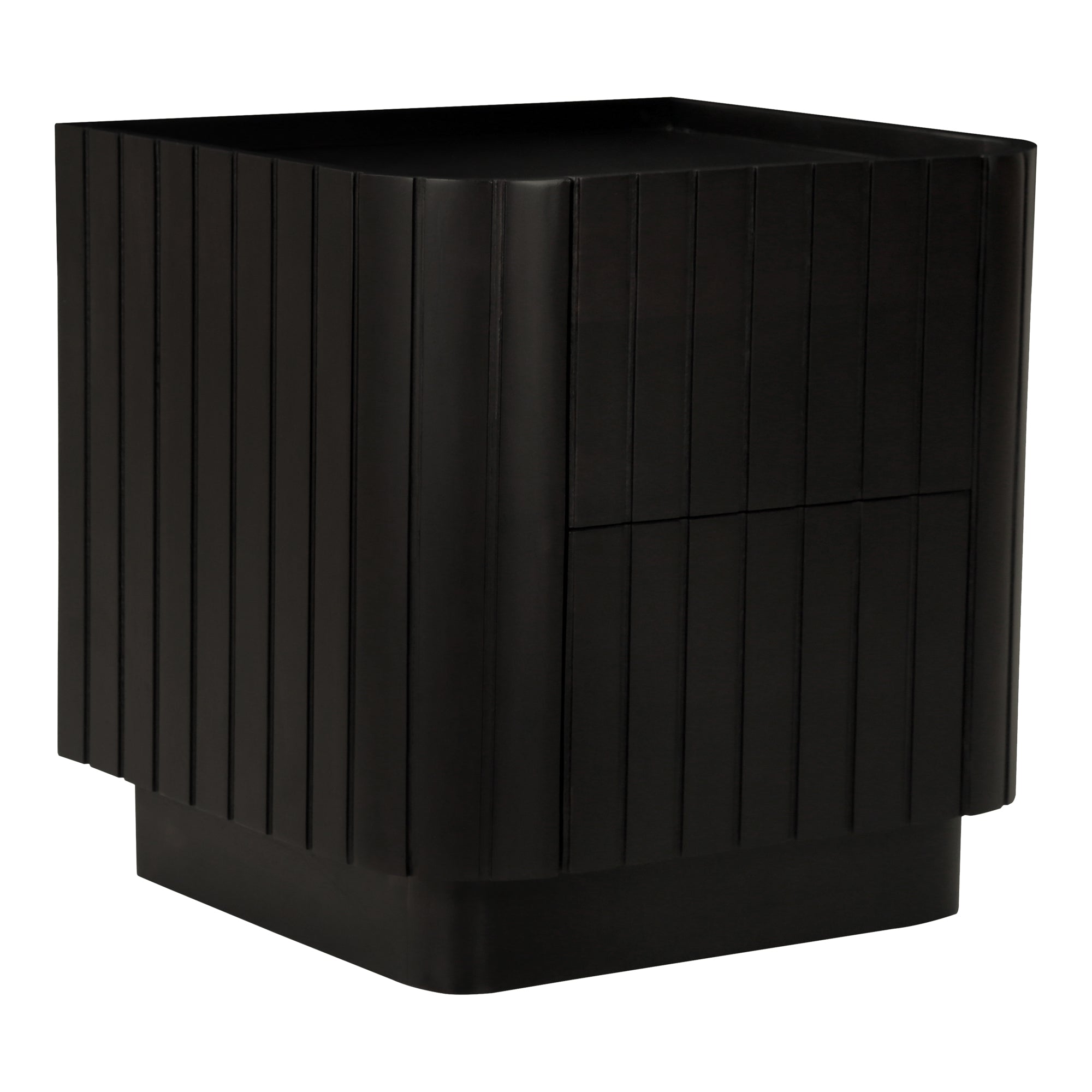Povera Nightstand Black - Moes Home