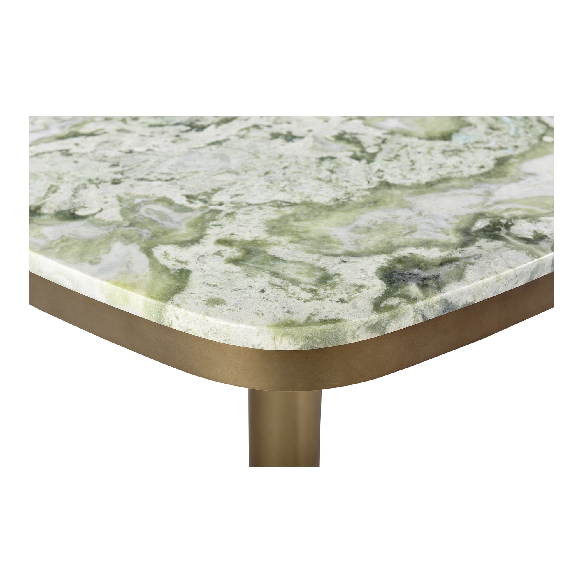 Celeste Cafe Table Green Onyx Marble - Moes Home