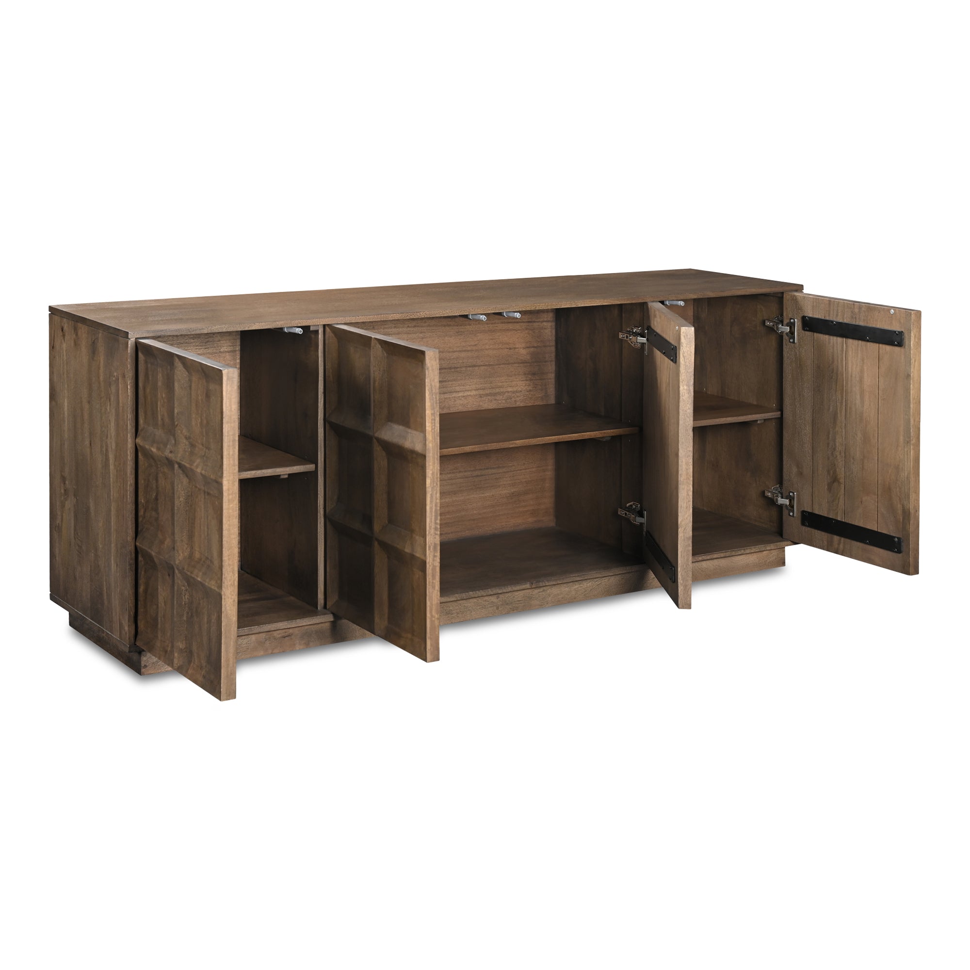 Bowen Sideboard Deep Brown - Moes Home