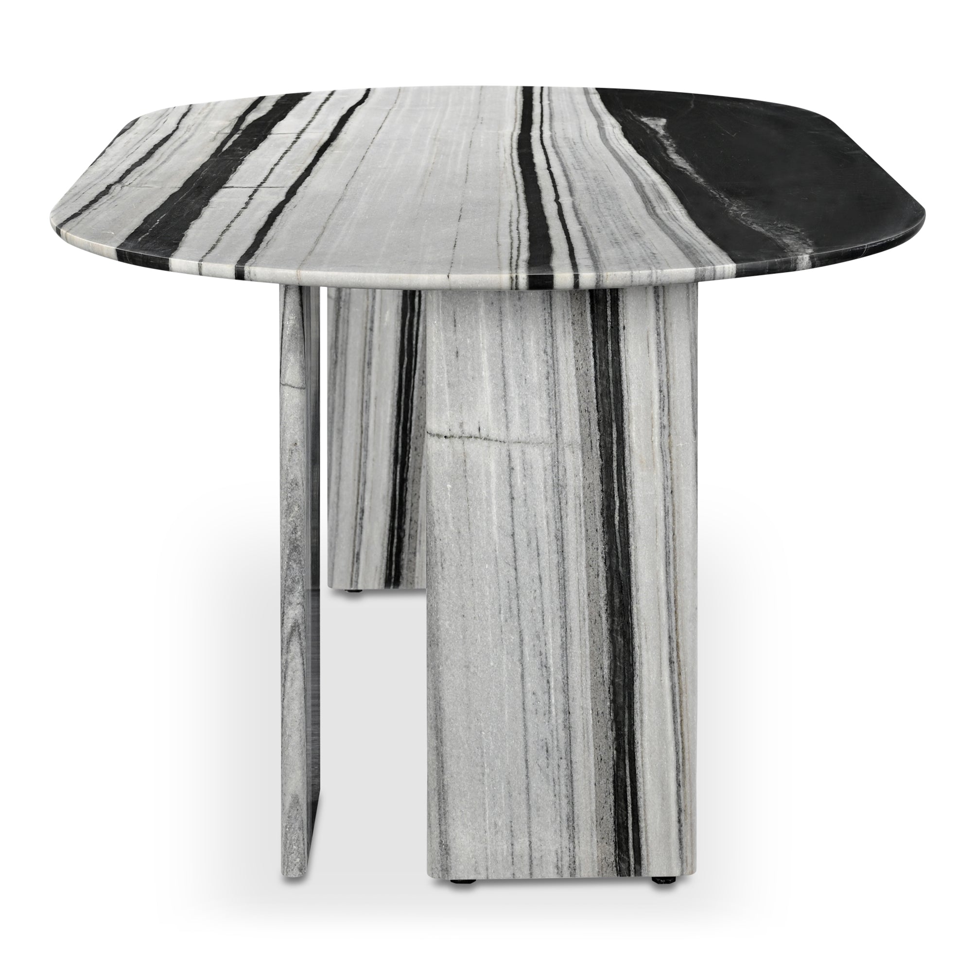 Celia Oval Dining Table Green Onyx Marble