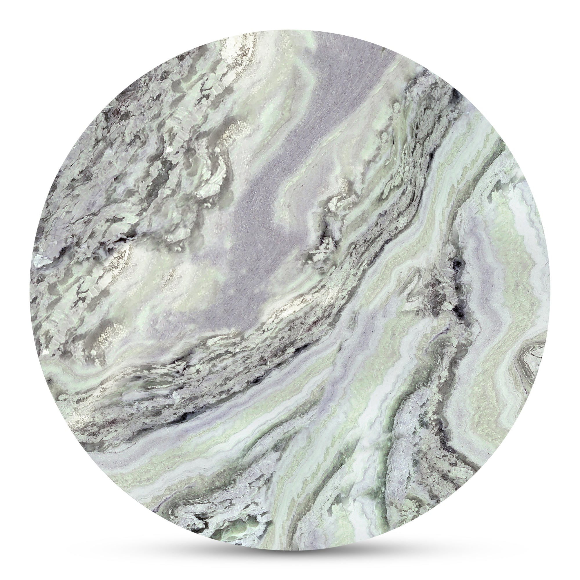 Celia Round Dining Table Green Onyx Marble