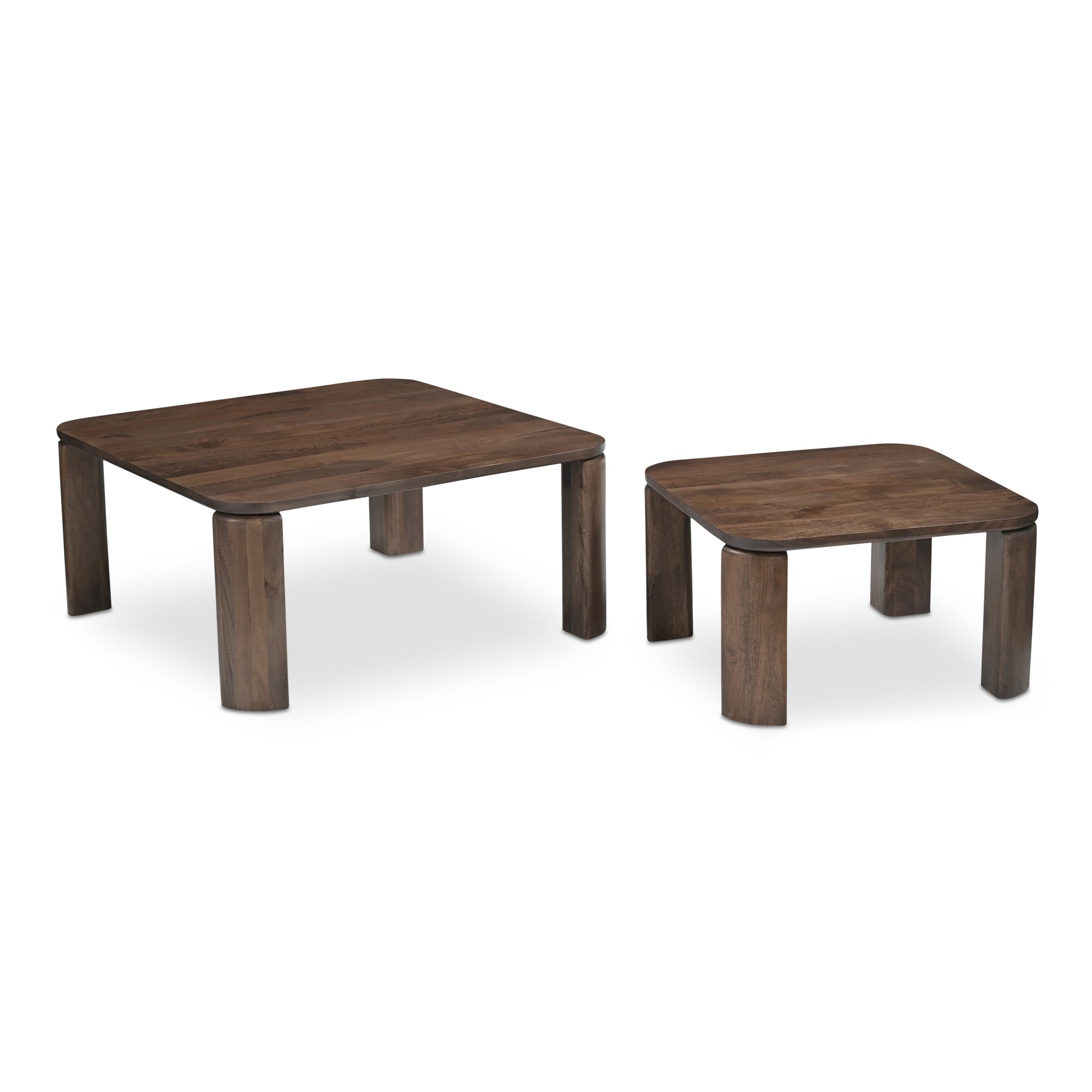 Bailey Nesting Coffee Table Deep Brown - Moes Home