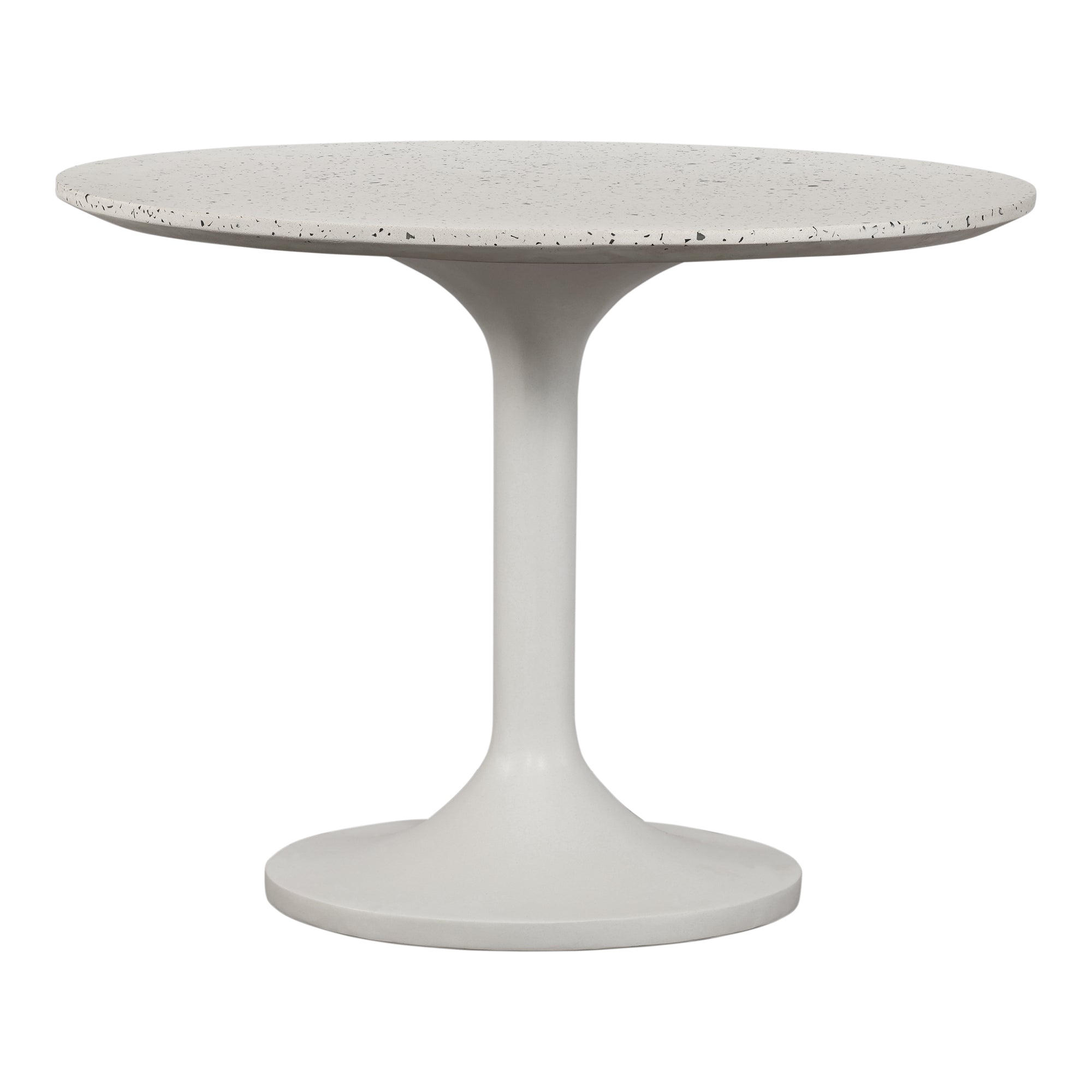 Tuli Outdoor Cafe Table White Terrazzo - Moes Home