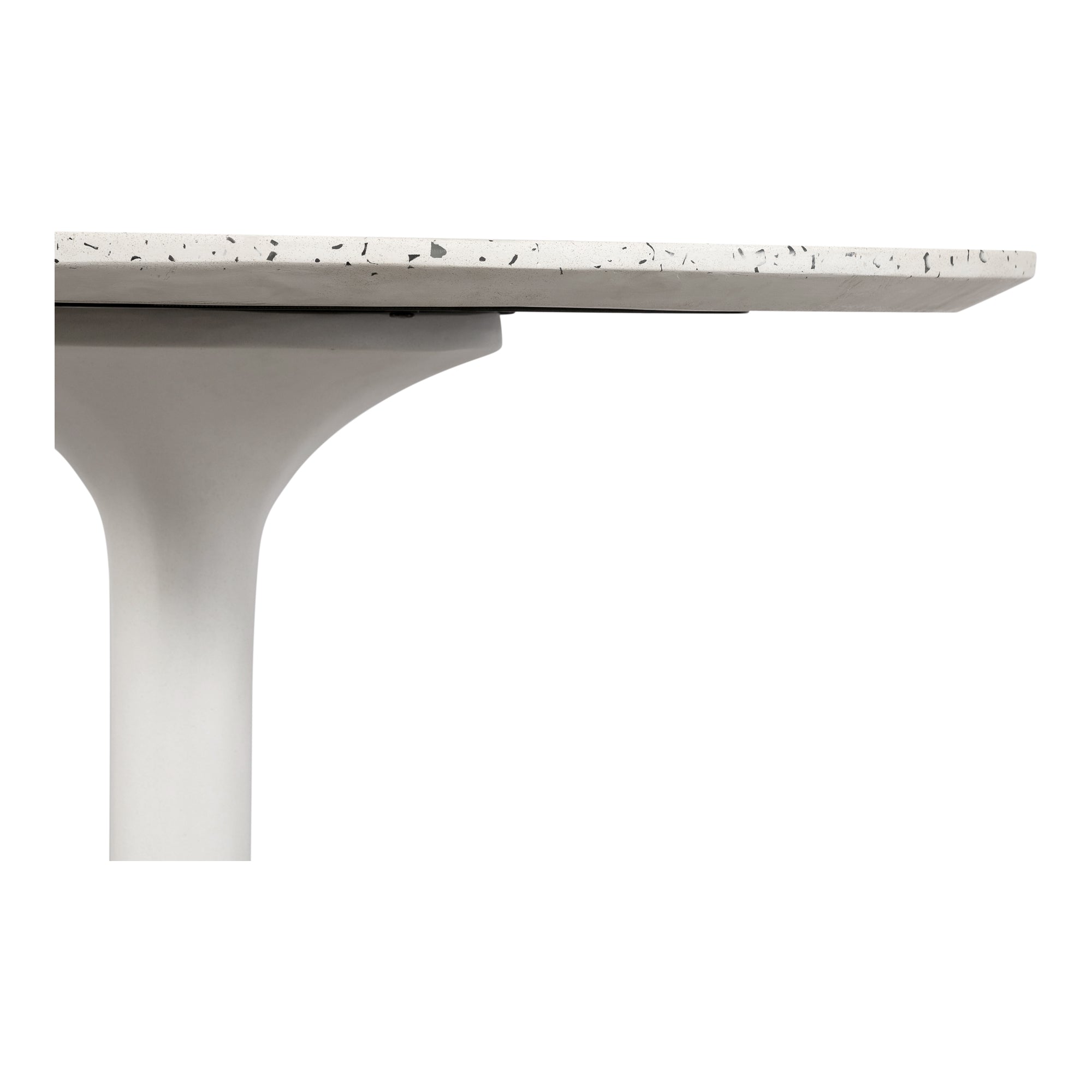 Tuli Outdoor Cafe Table White Terrazzo - Moes Home