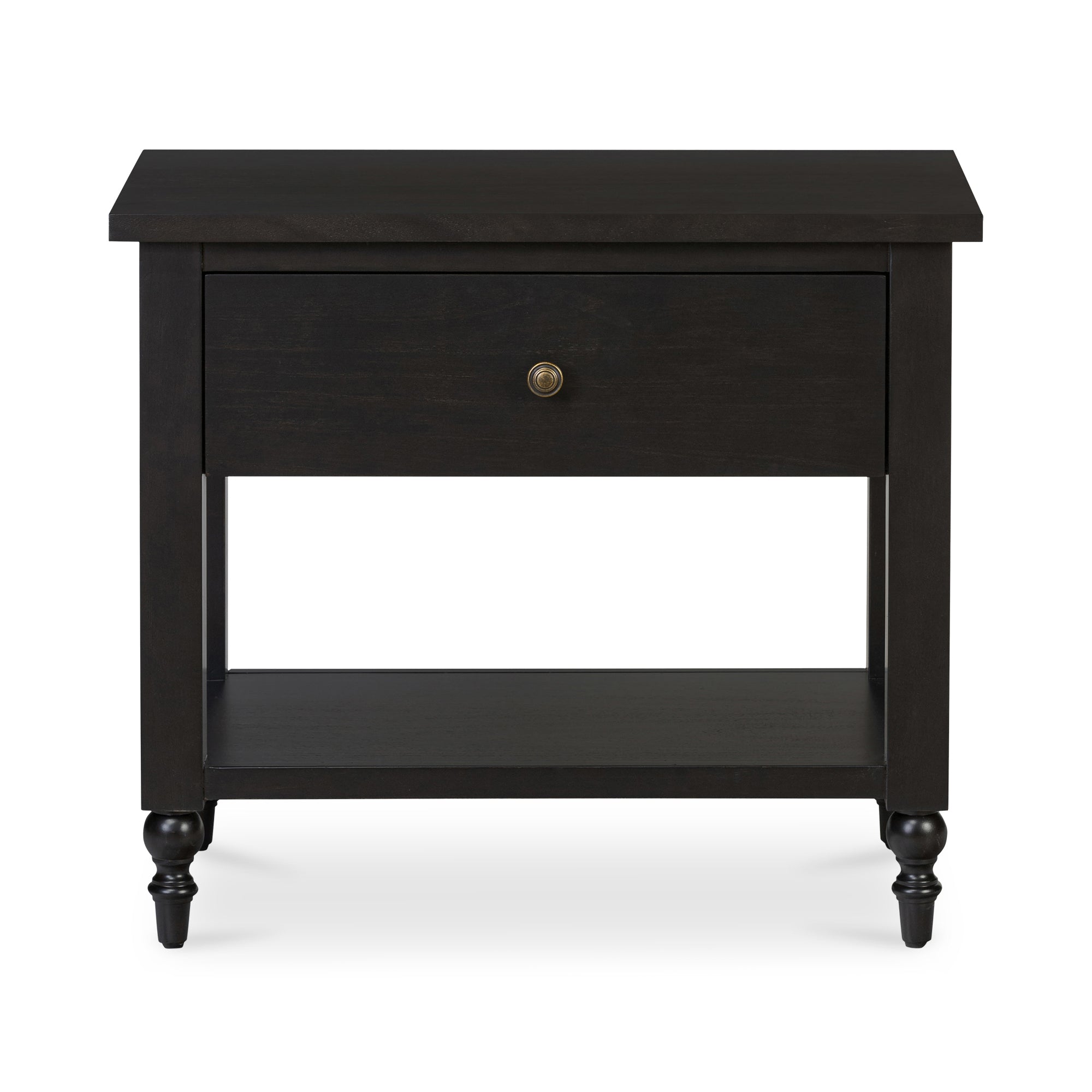 Katherine Nightstand Black - Moes Home