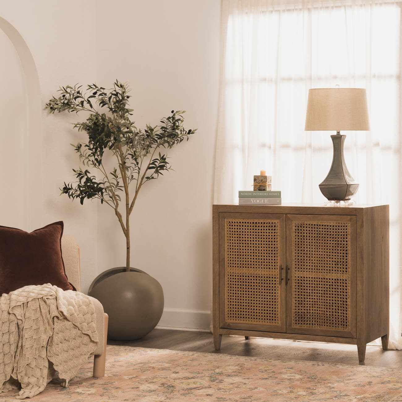 Kalilangan Gray Ceramic Table Lamp