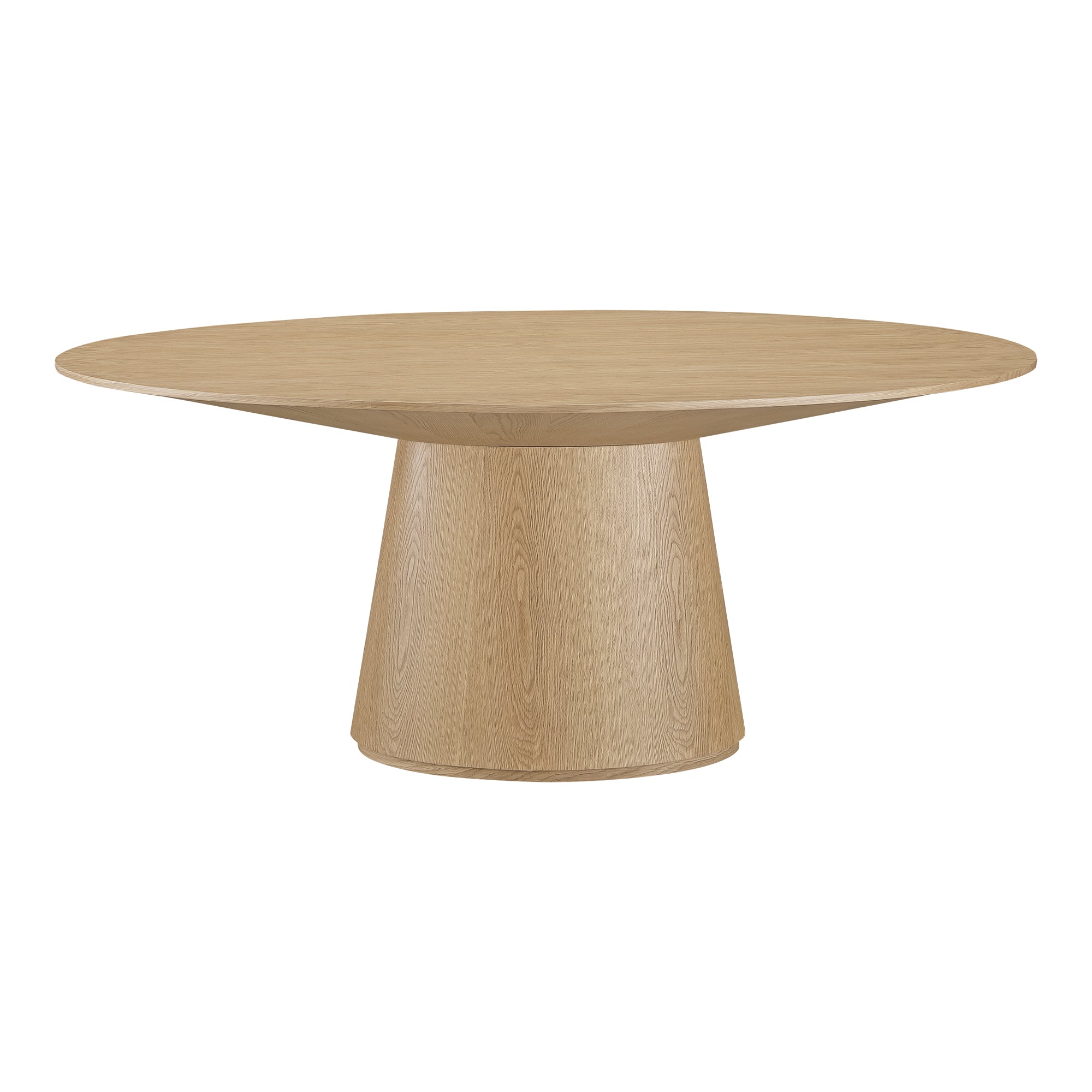 Otago Oval Dining Table Walnut Brown