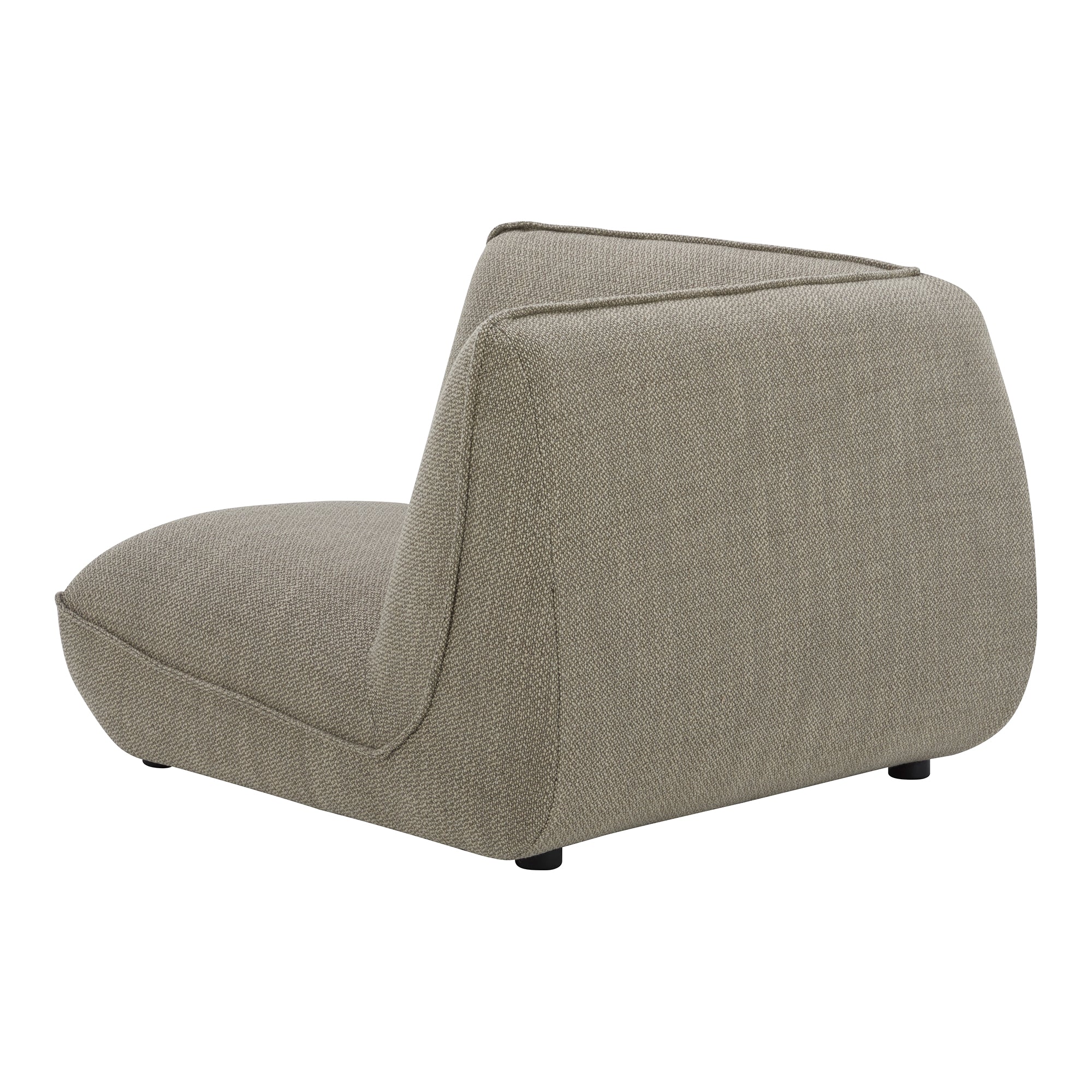 Zeppelin Corner Chair Speckled Pumice - Moes Home