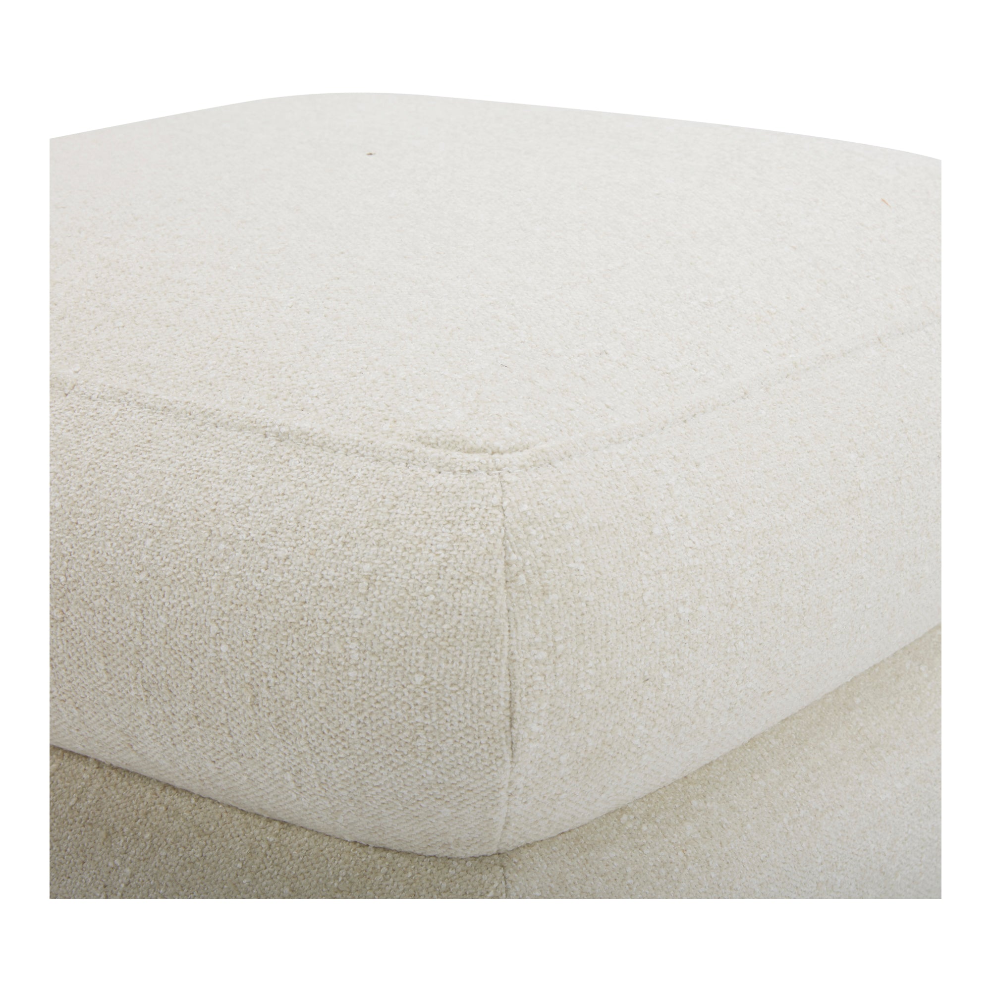Lowtide Ottoman Warm White - Moes Home