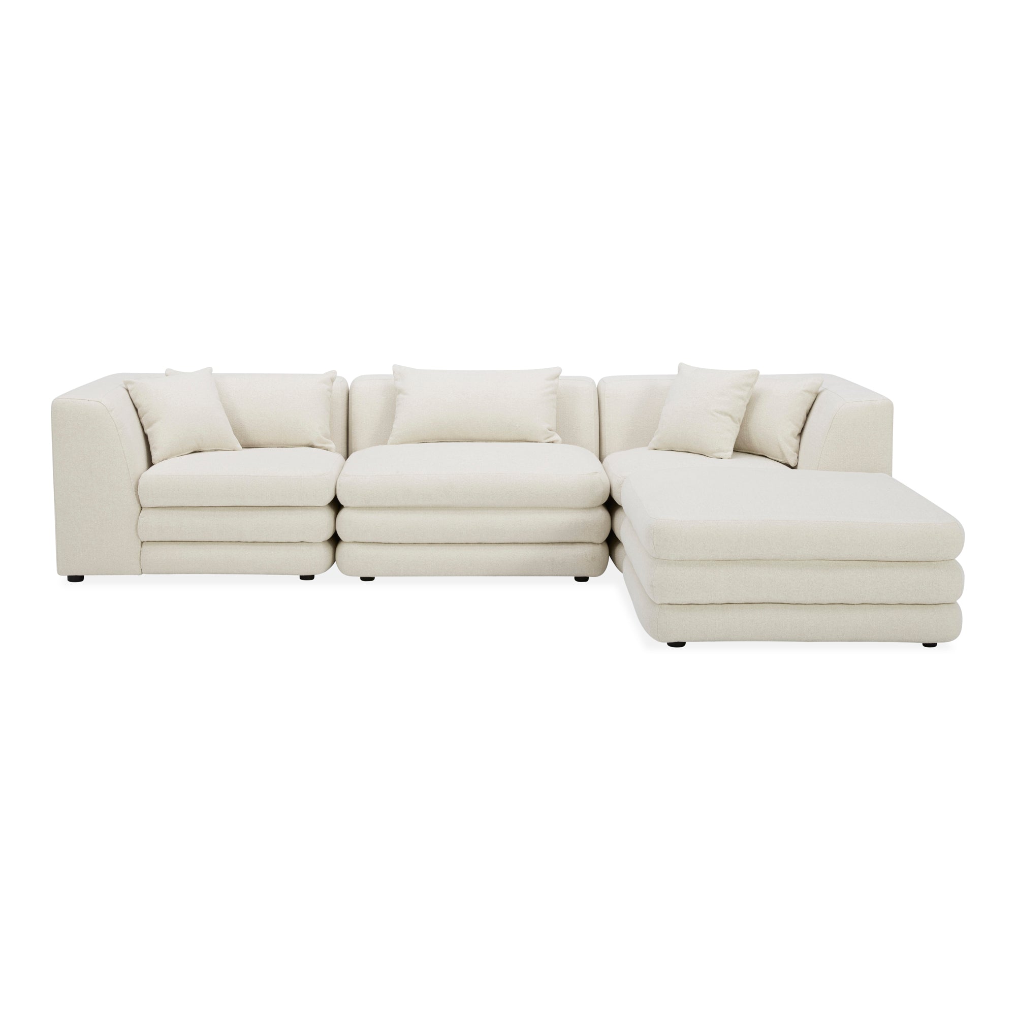 Lowtide Lounge Modular Sectional Warm White - Moes Home