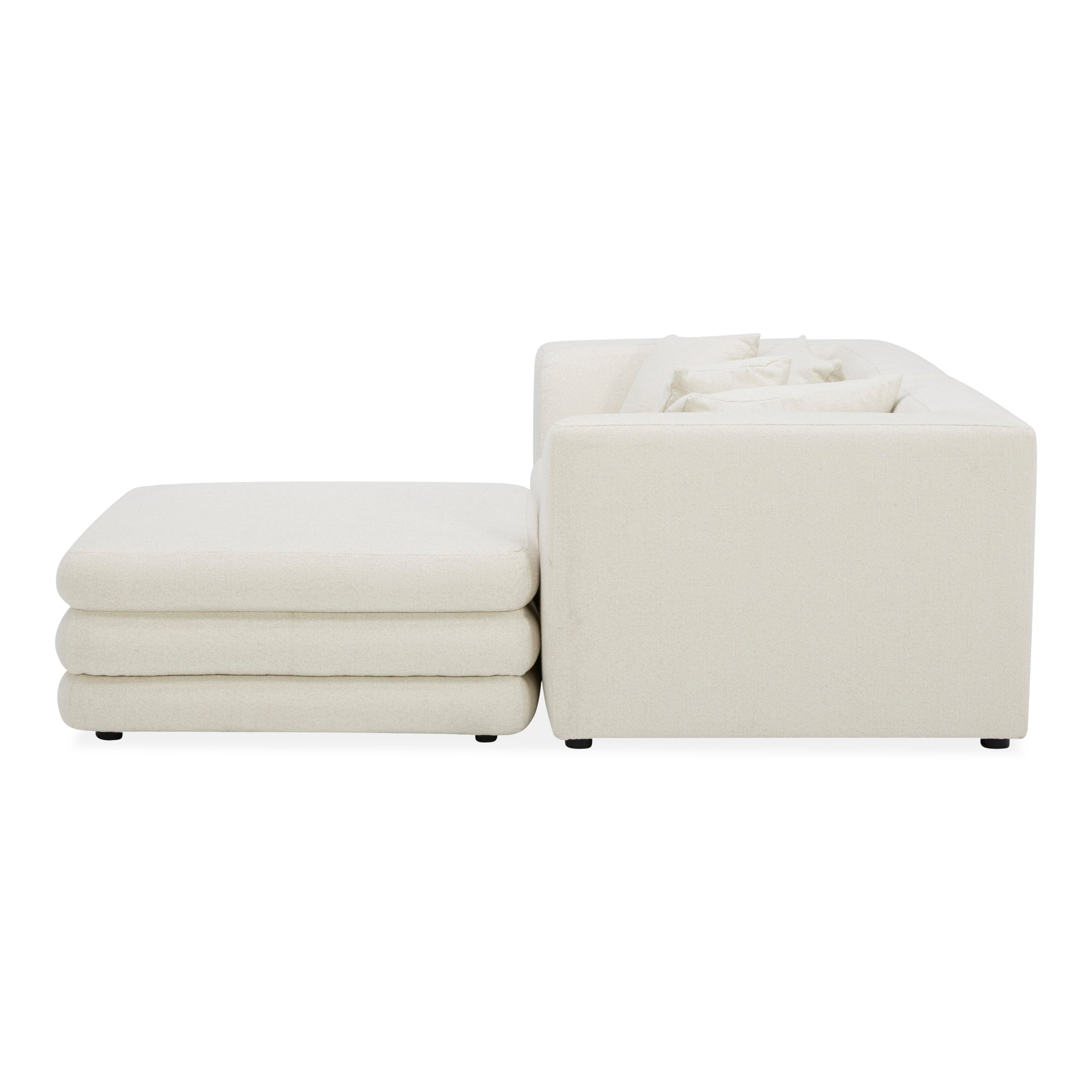 Lowtide Nook Modular Sectional Warm White - Moes Home