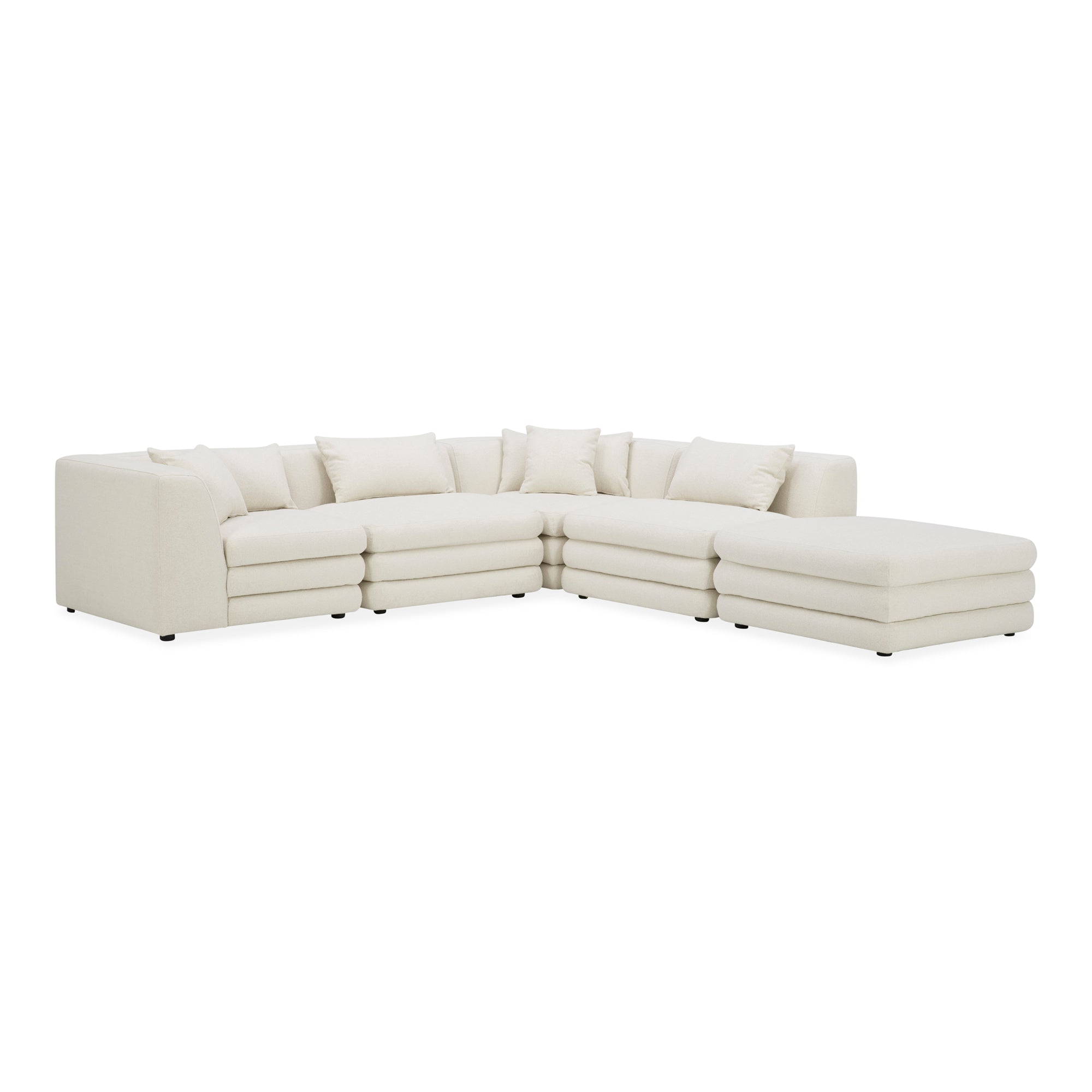 Lowtide Dream Modular Sectional Warm White - Moes Home