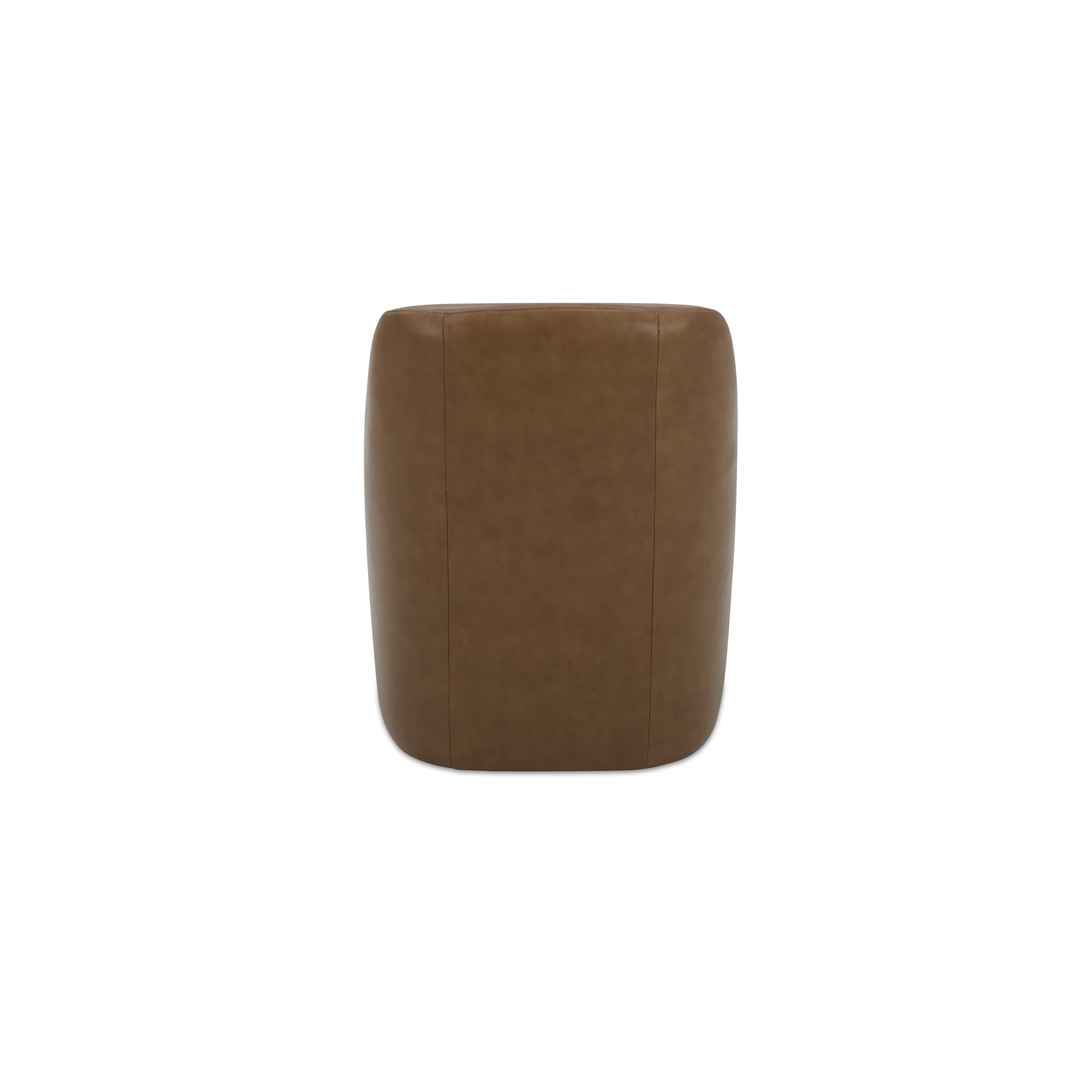 Maisie Rolling Dining Chair Tan Leather