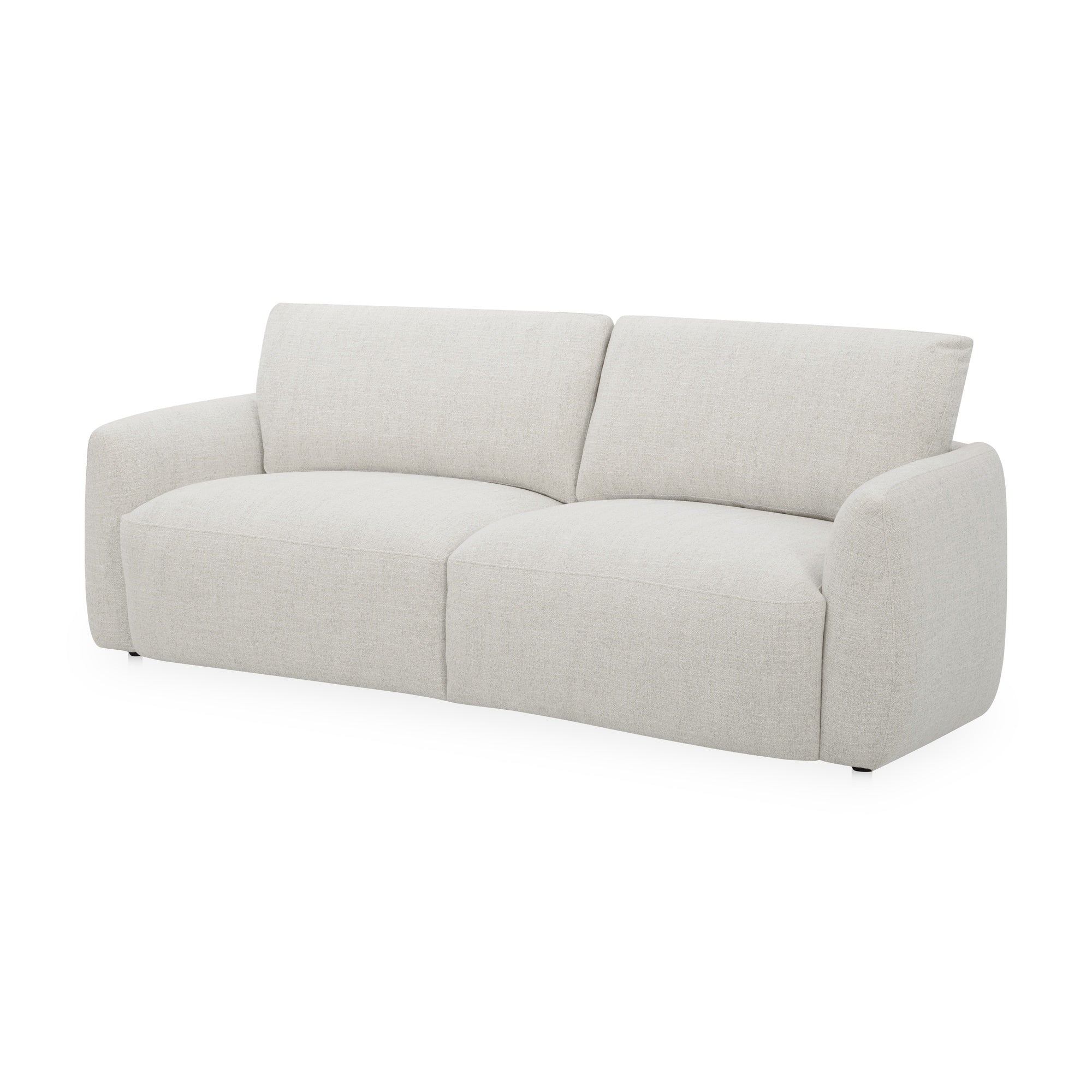 Callie Sofa 91 in. Flecked Oat