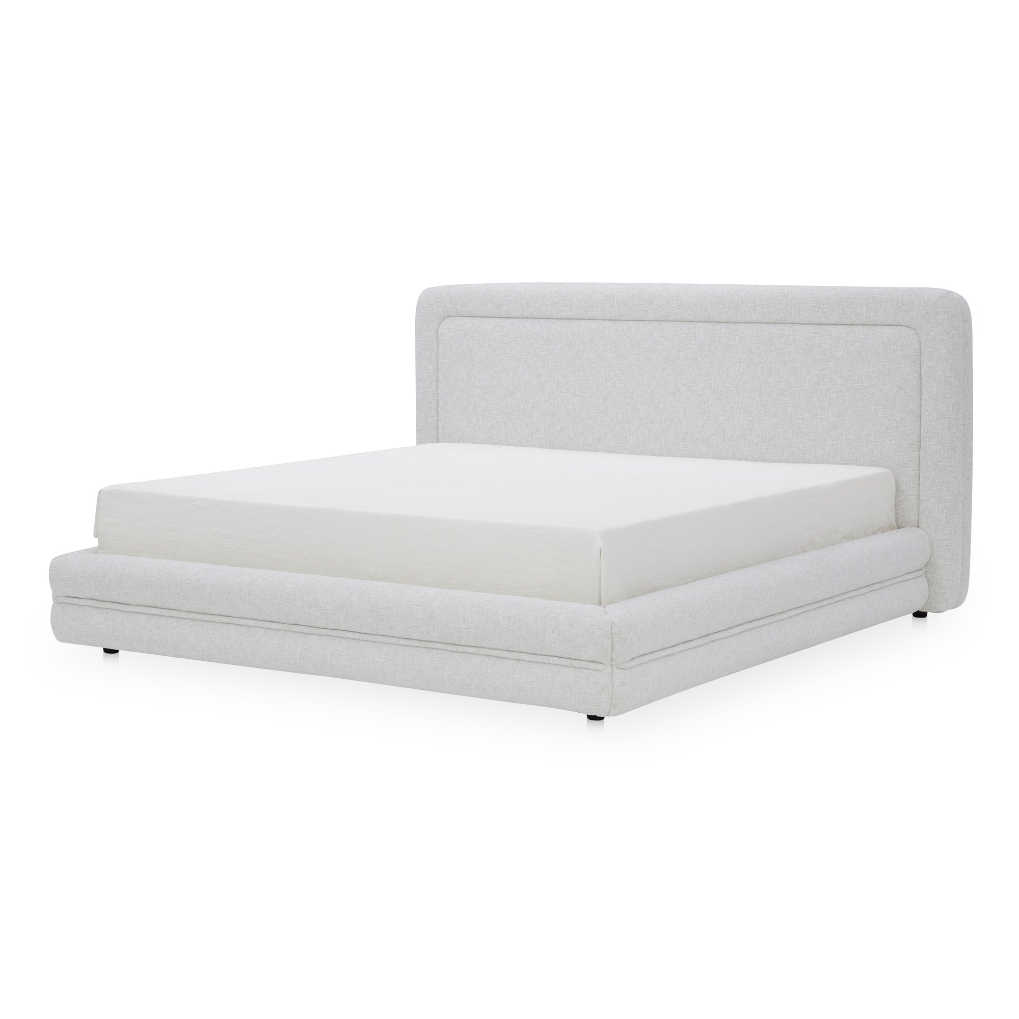 Tory Queen Bed Pebble - Moes Home
