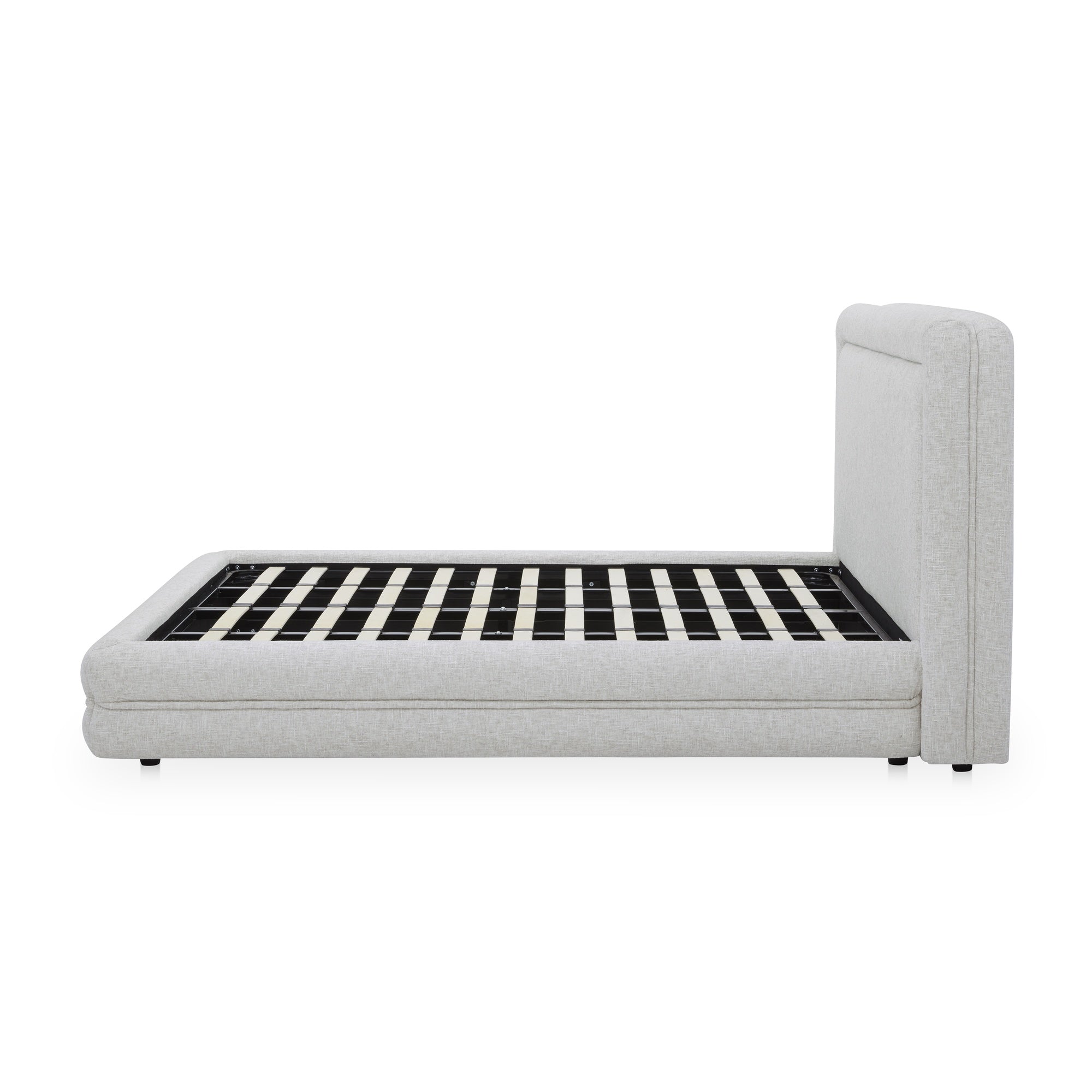 Tory Queen Bed Pebble - Moes Home