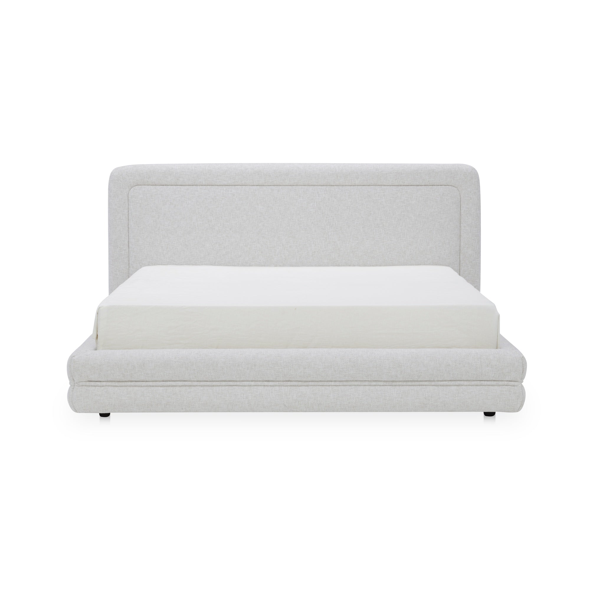 Tory Queen Bed Pebble - Moes Home