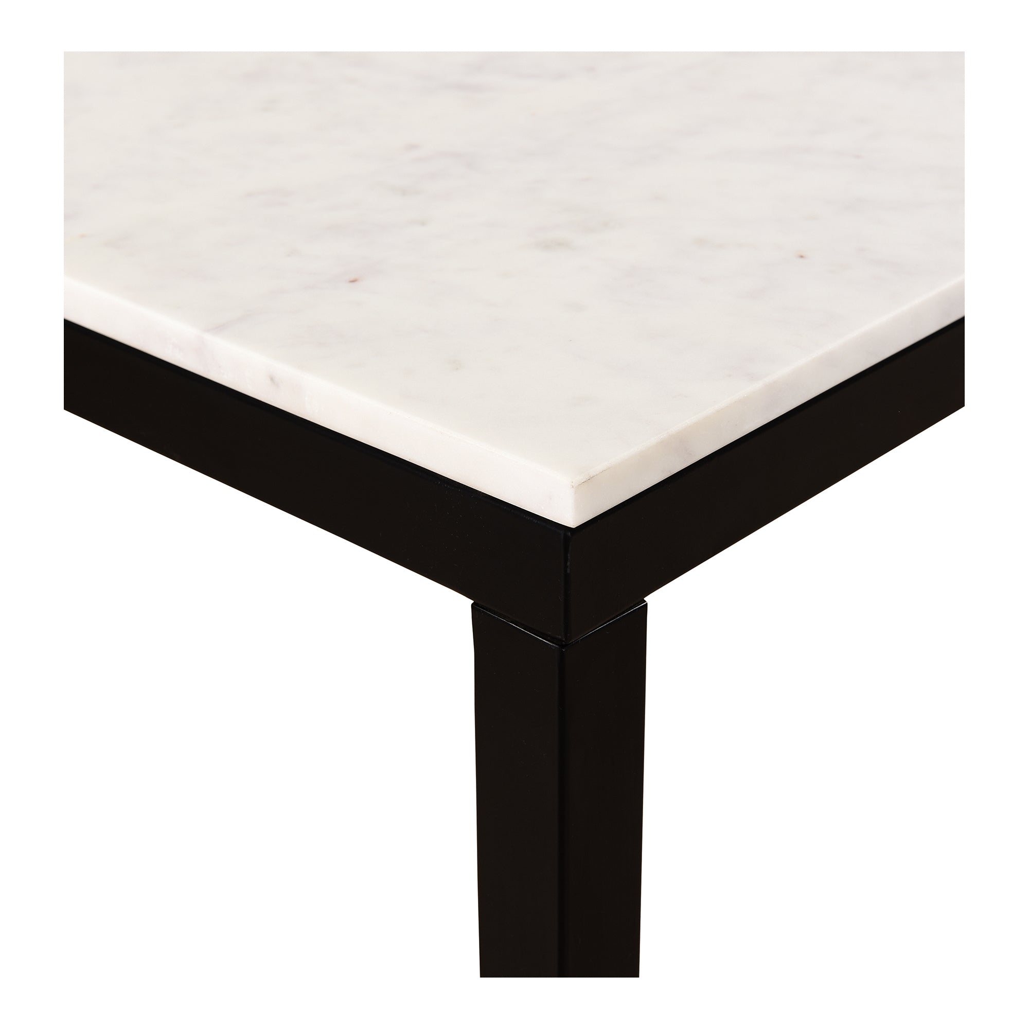 Parson Marble Small Dining Table White - Moes Home