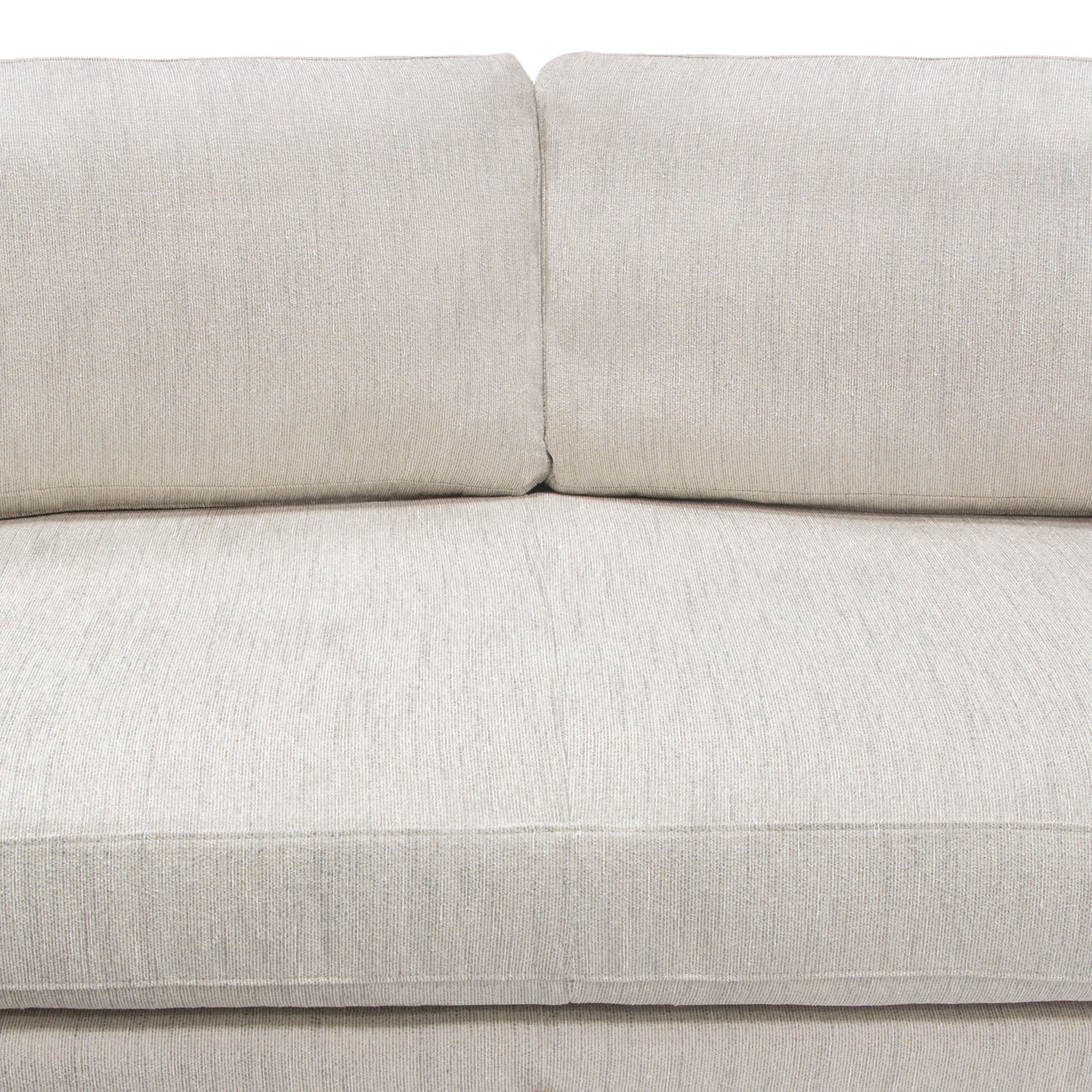 Lane Sofa in Light Cream Fabric with Gold Metal Legs by Diamond Sofa