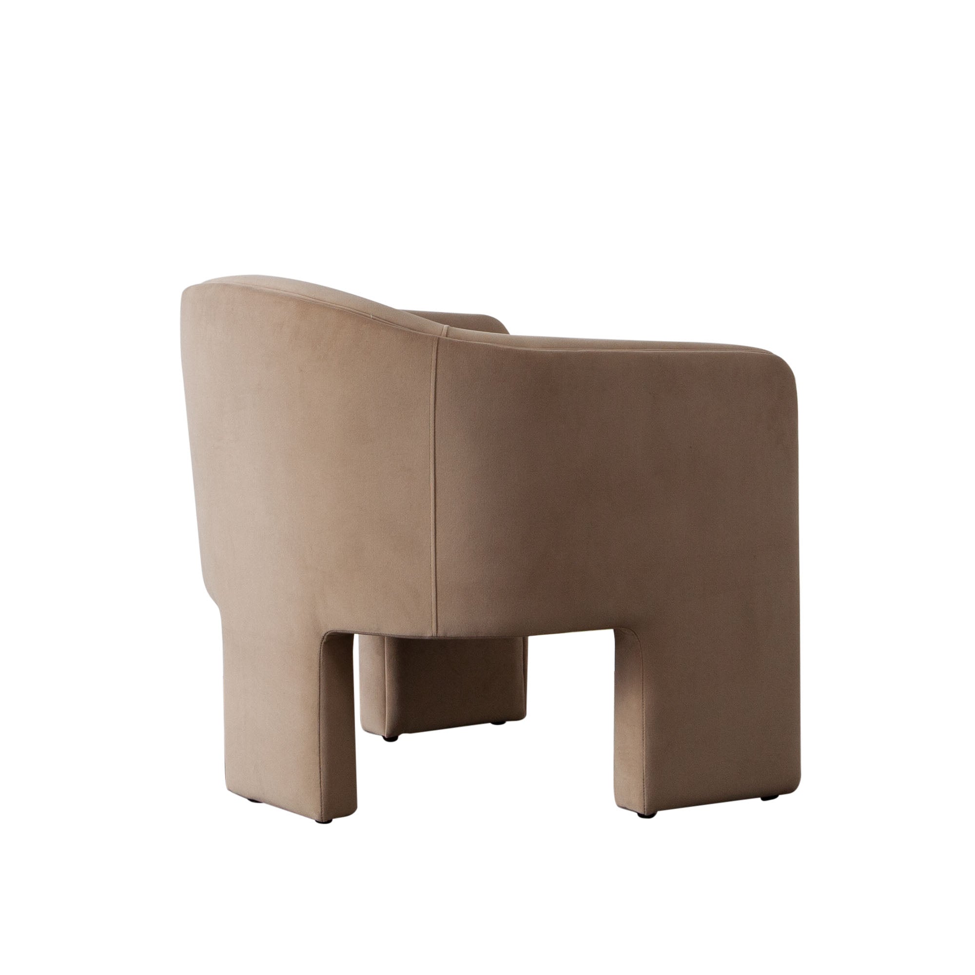 Leyah Accent Chair in Camel Performance Velvet by Diamond Sofa