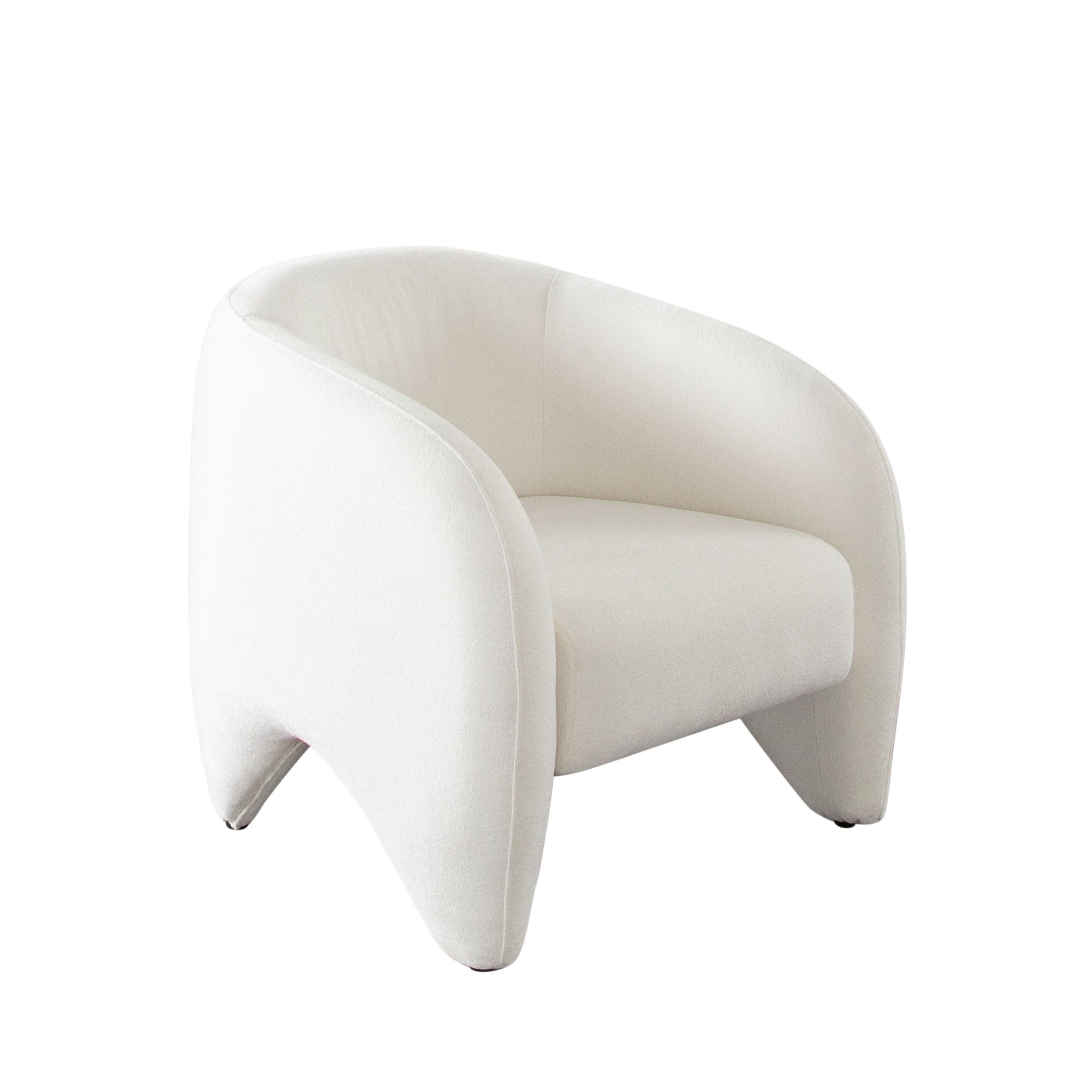 Link Accent Chair in Elite Ivory Fabric by Diamond Sofa