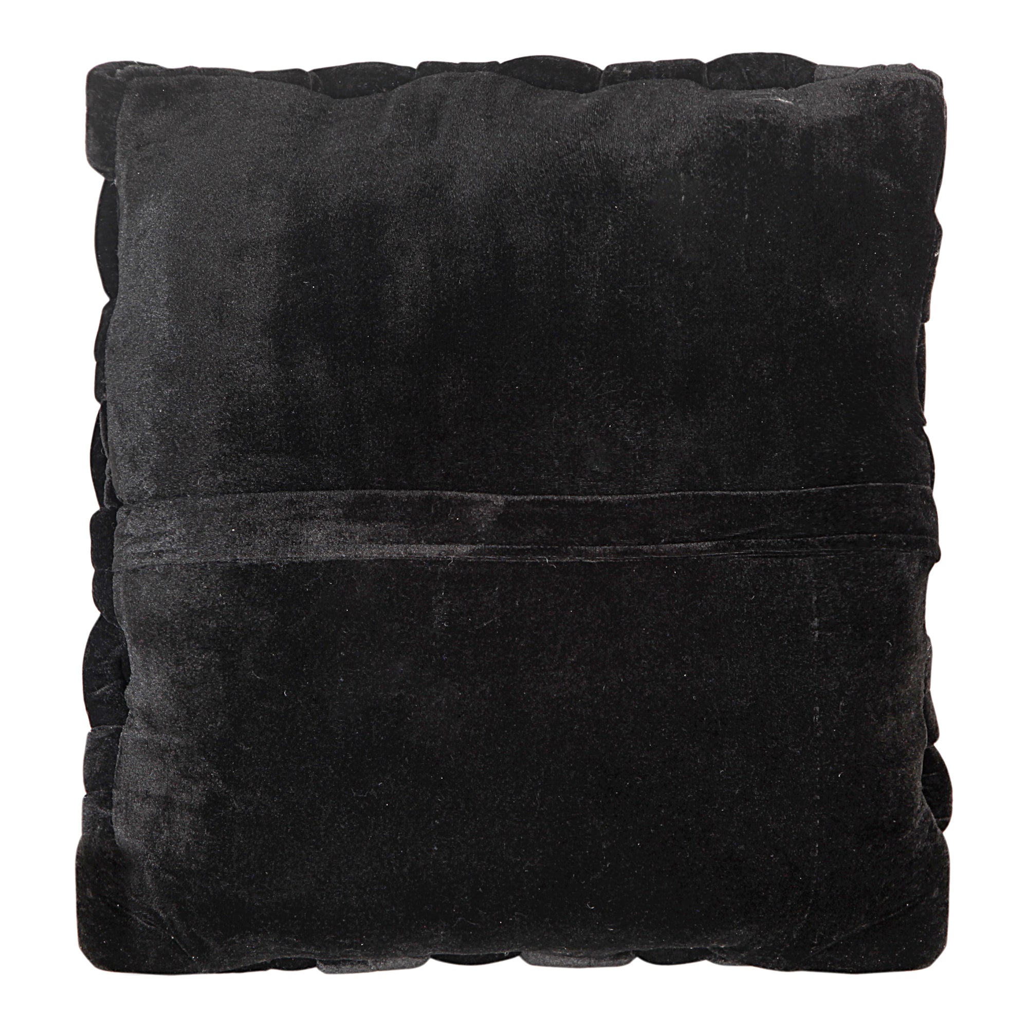 Pj Velvet Pillow Black - Moes Home