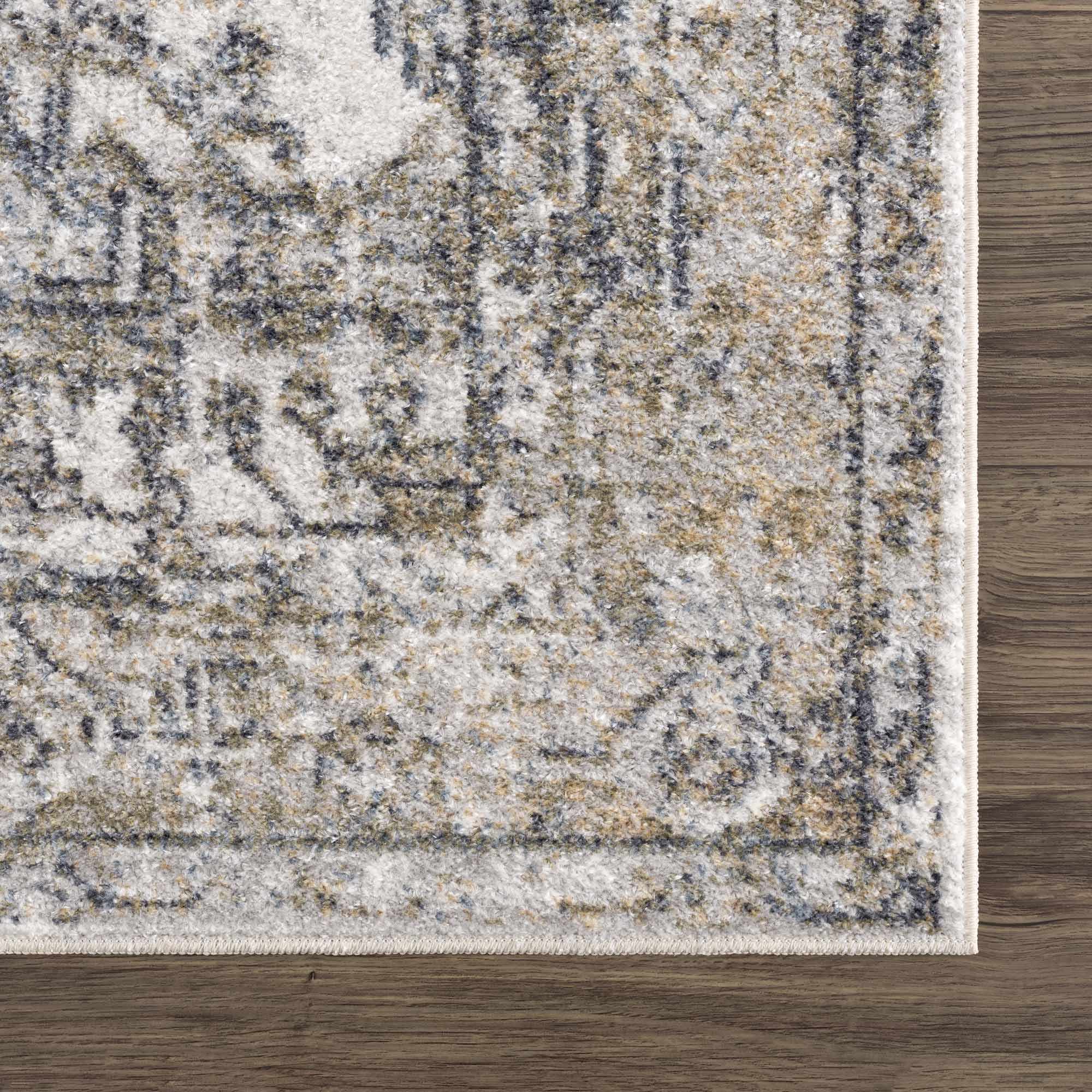 Hera Olive Boutique Washable Rug