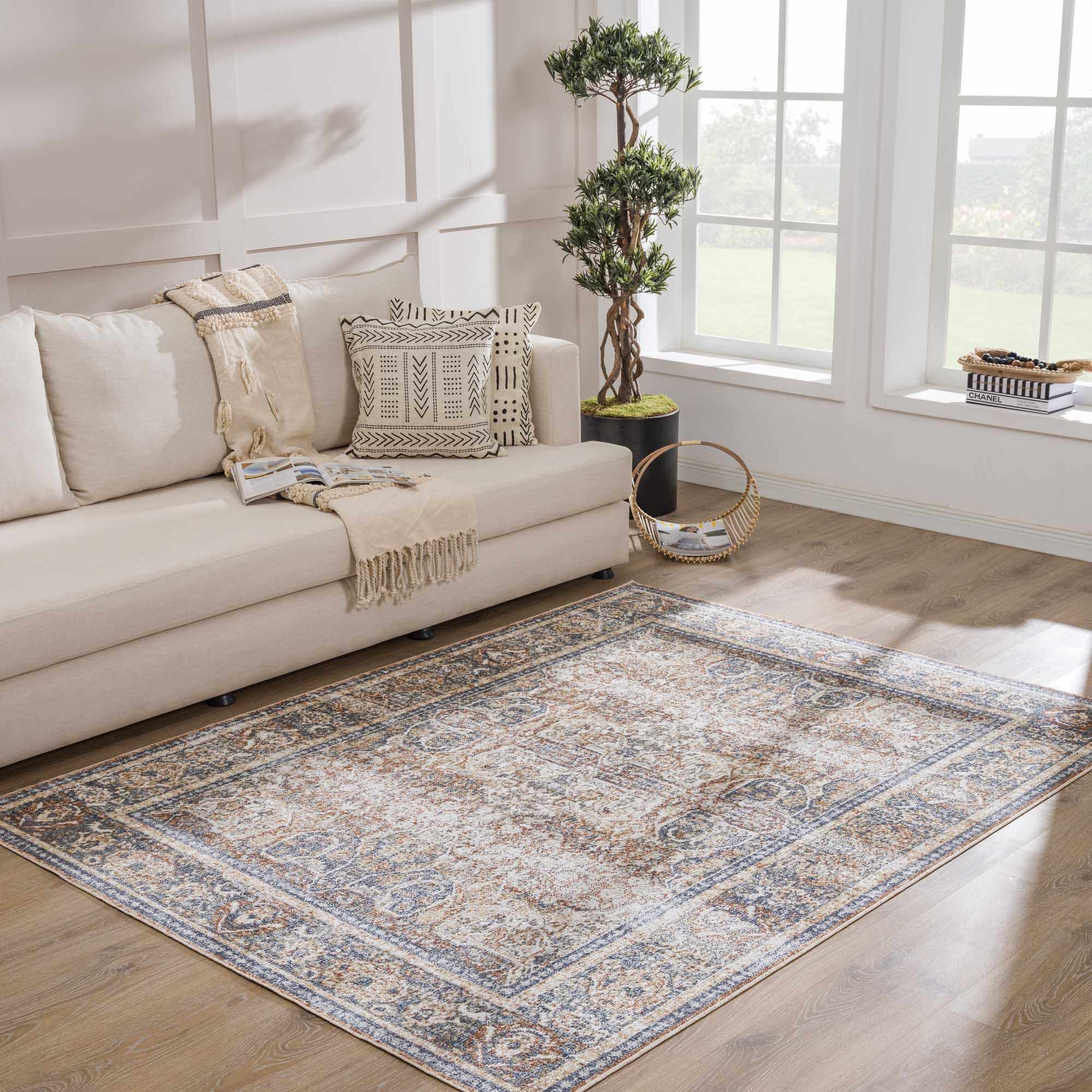 Arias Blue Boutique Washable Rug
