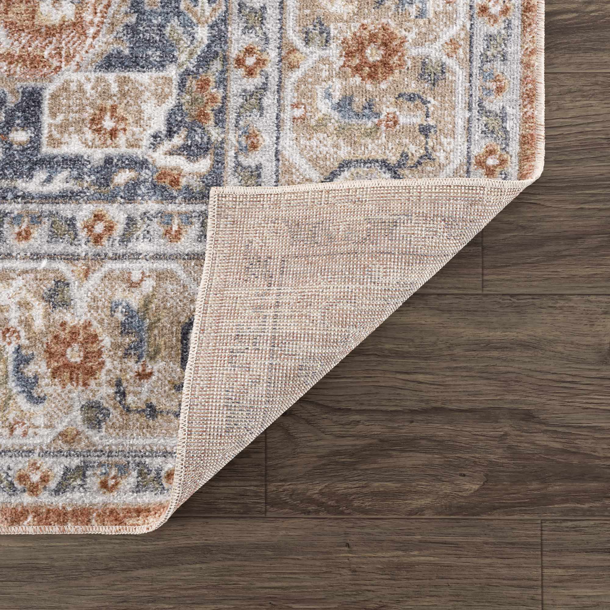 Gael Rust Boutique Washable Rug