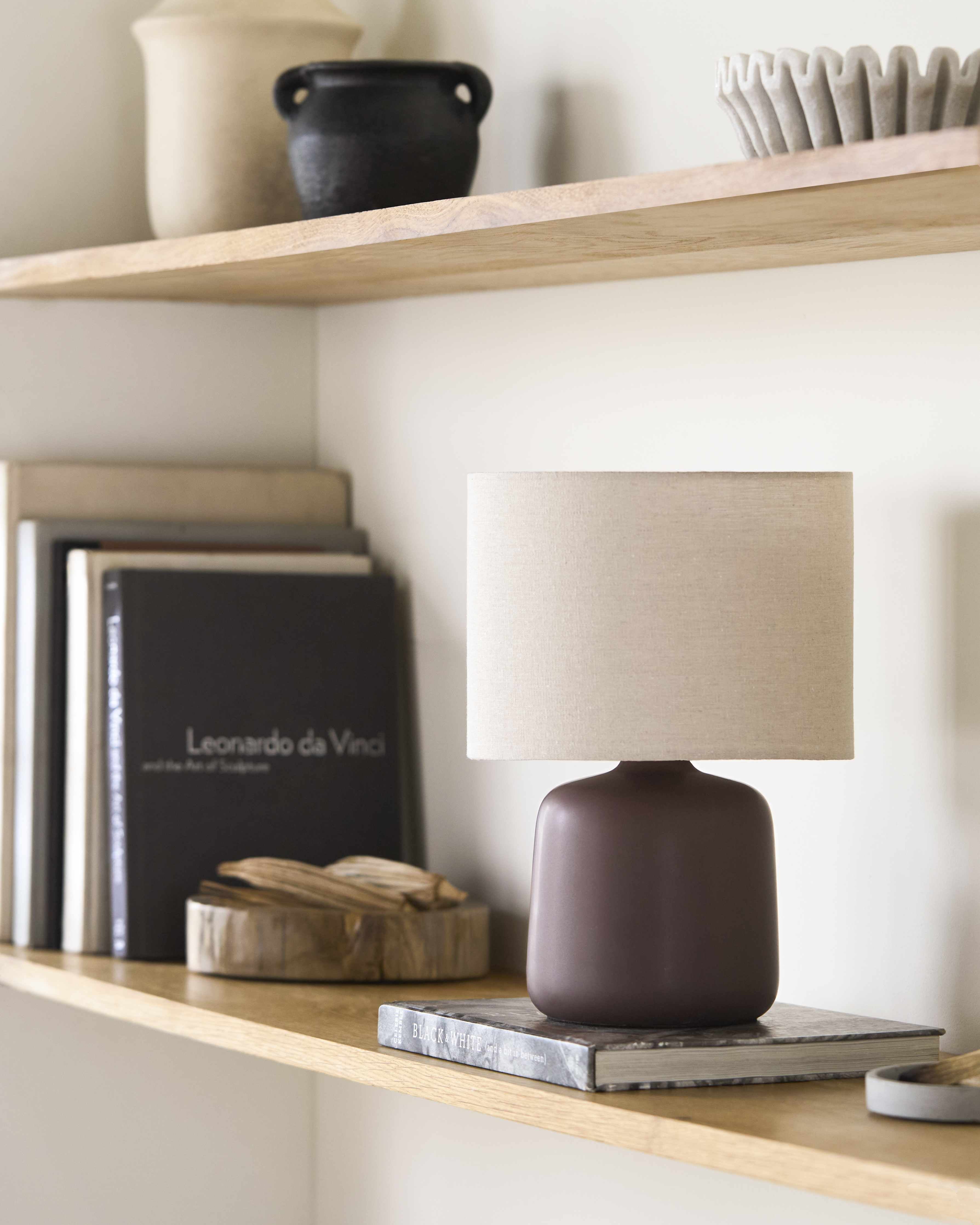 Lumellogno Dark Brown Table Lamp