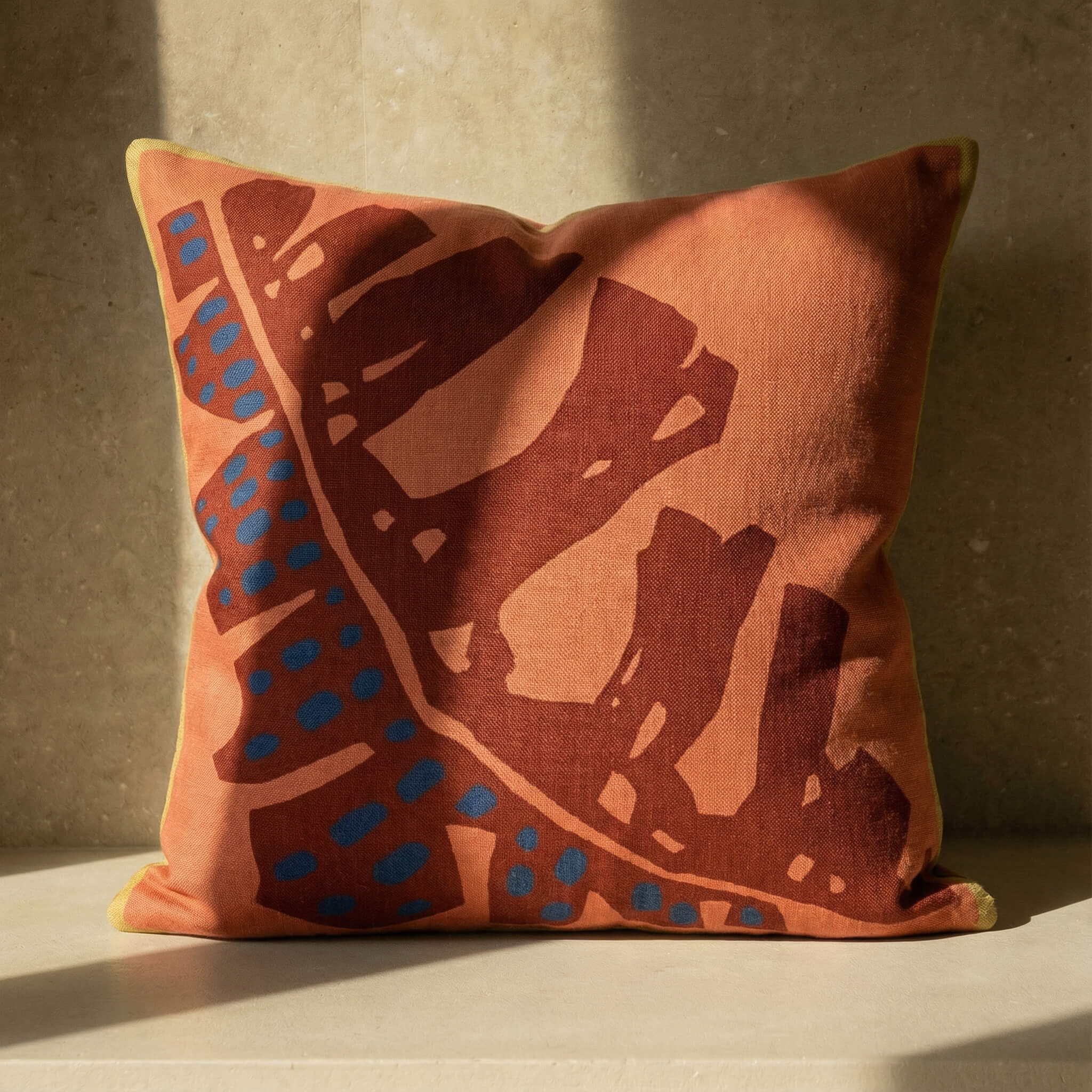 Leaf Sketch Throw Pillow